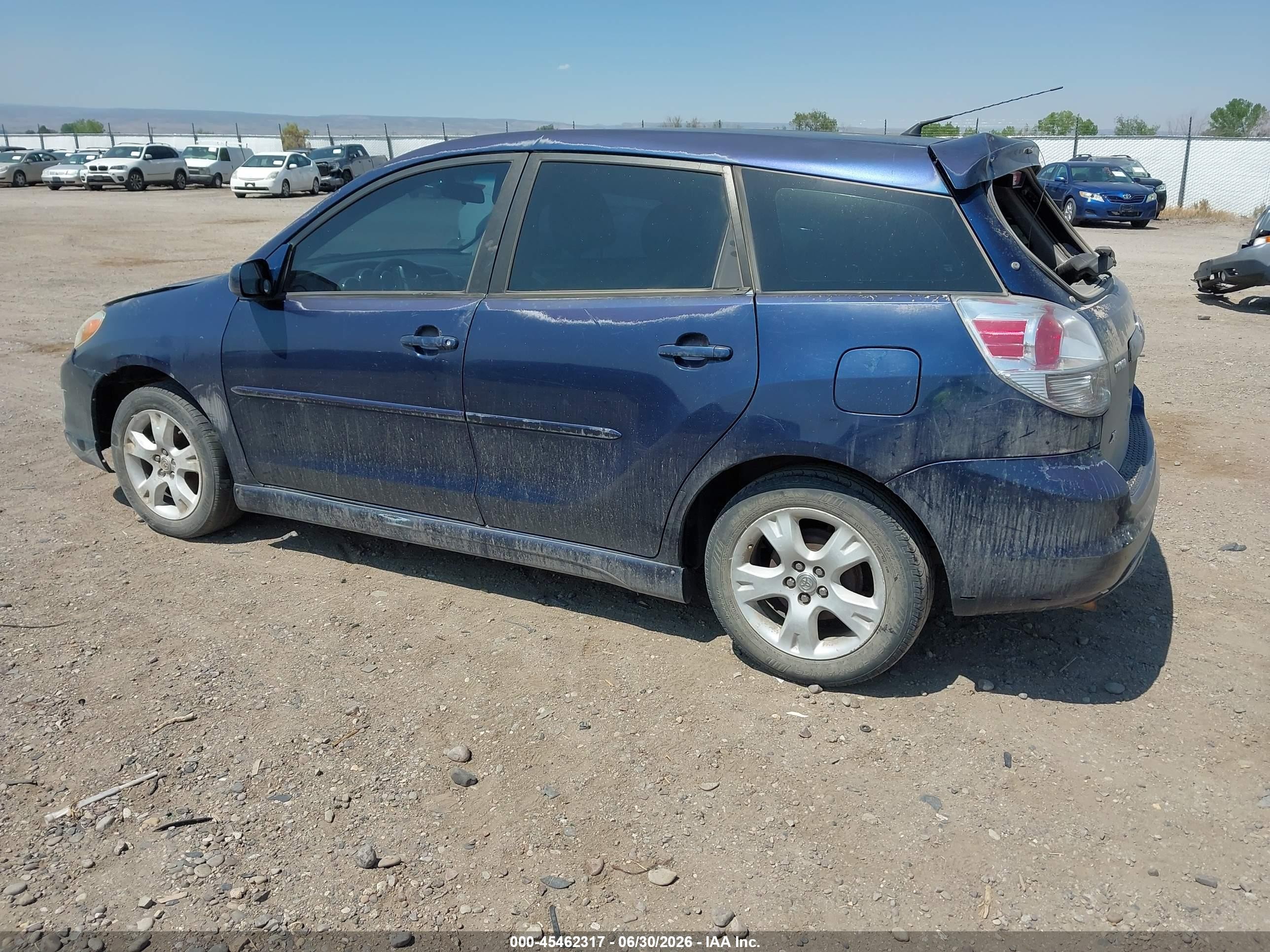 2006 Toyota Matrix Xr Blue vin: 2T1KR32E76C589670