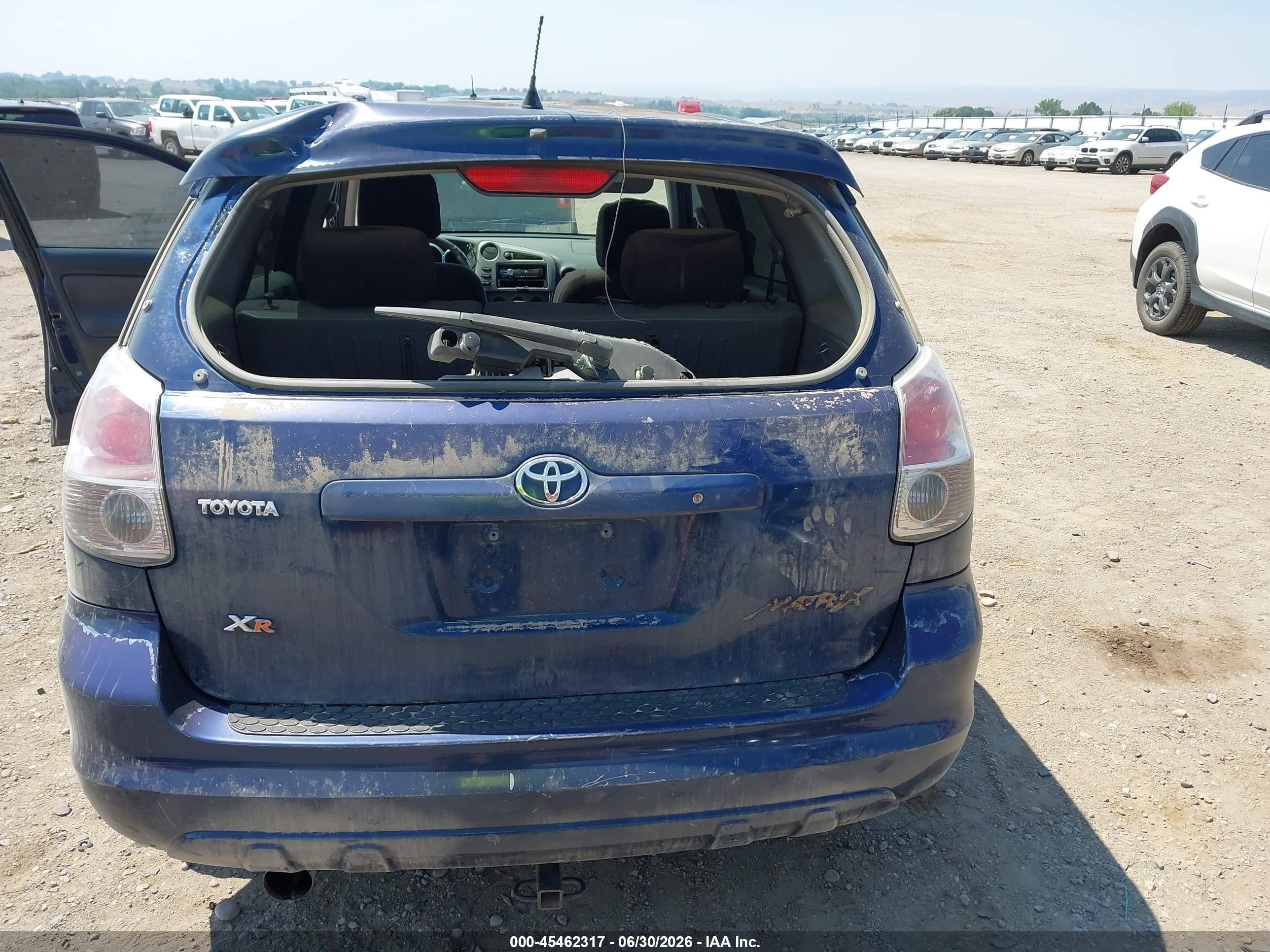 2006 Toyota Matrix Xr Blue vin: 2T1KR32E76C589670