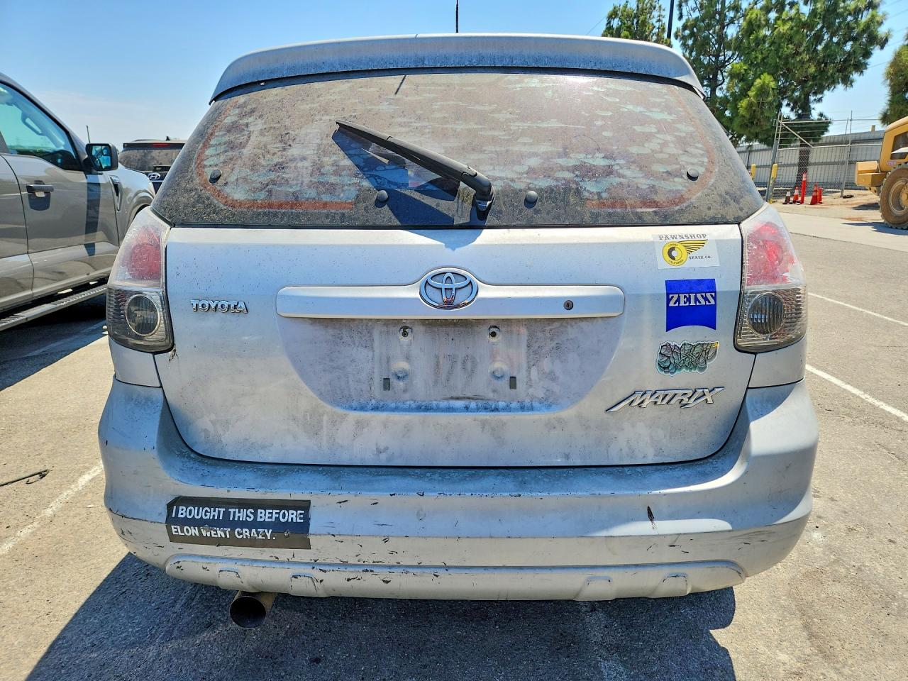 2006 Toyota Matrix Base Silver vin: 2T1KR32E76C589815