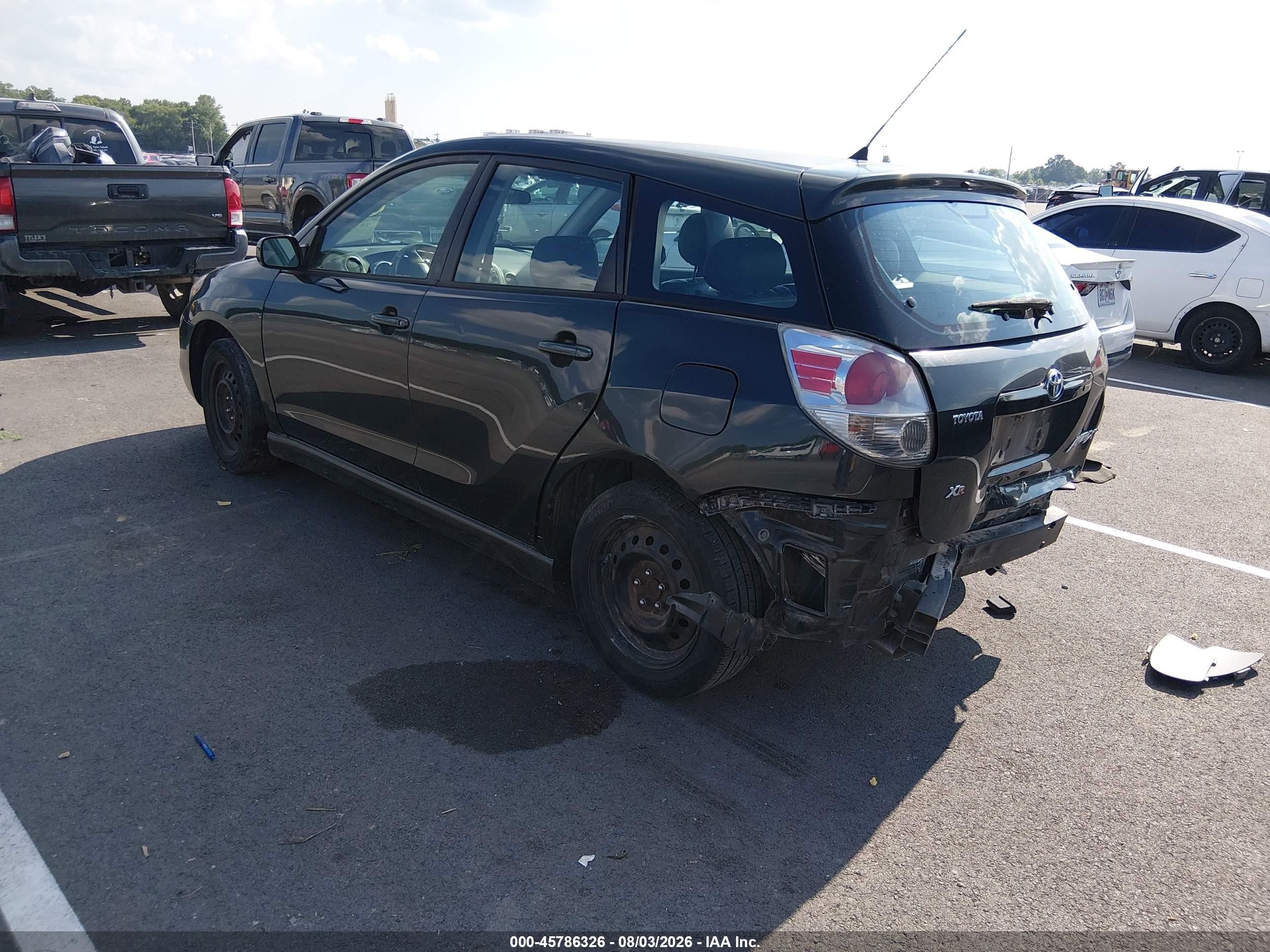 2006 Toyota Matrix Xr Black vin: 2T1KR32E76C603597