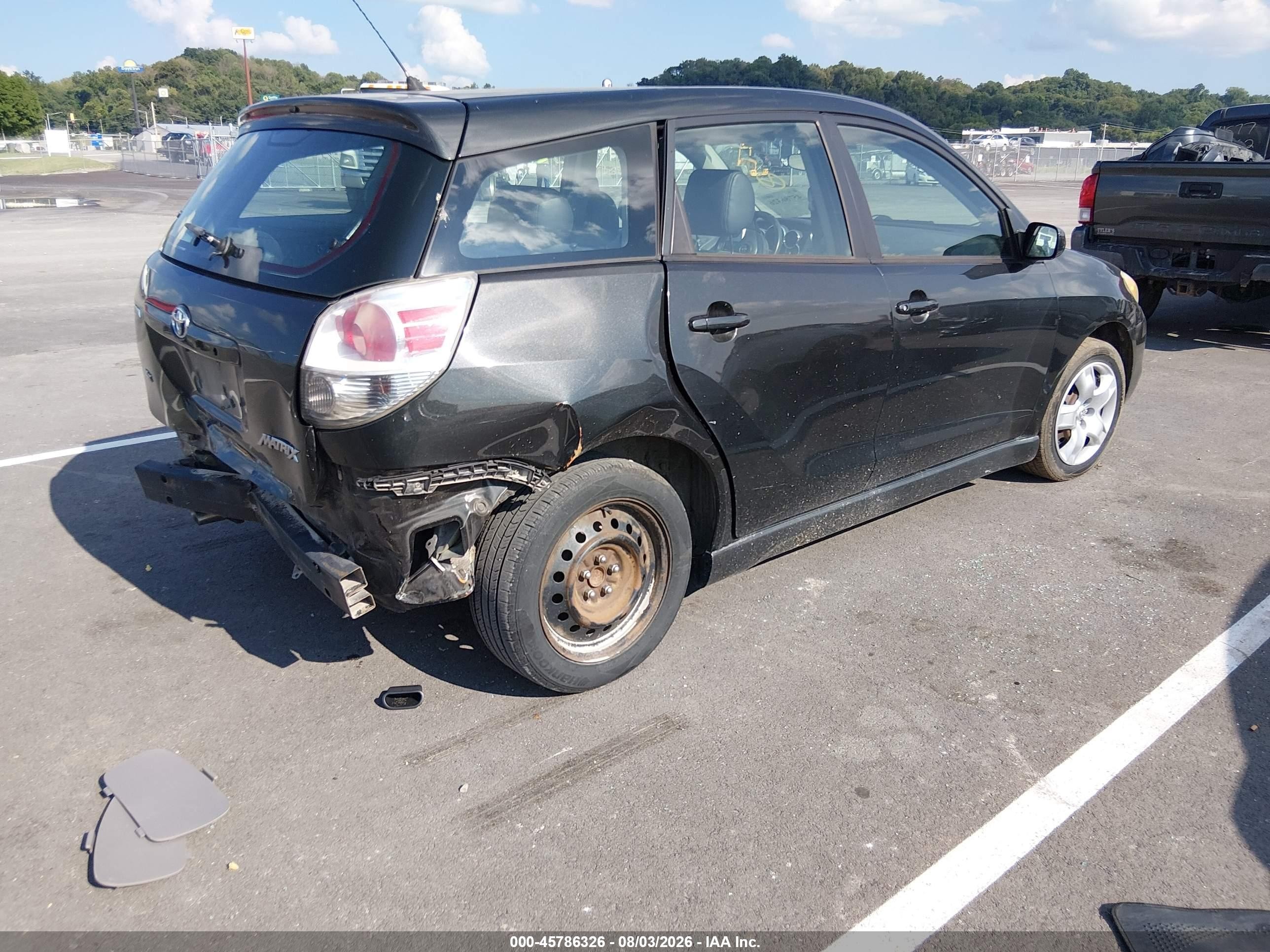 2006 Toyota Matrix Xr Black vin: 2T1KR32E76C603597