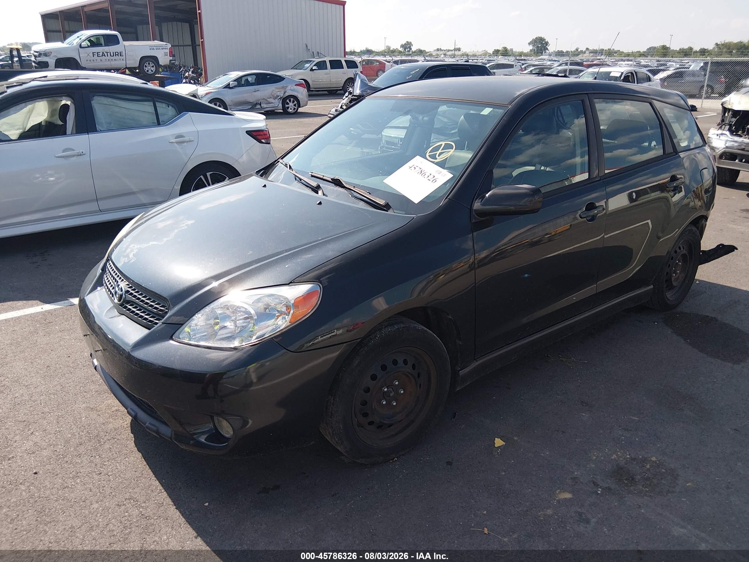 2006 Toyota Matrix Xr Black vin: 2T1KR32E76C603597