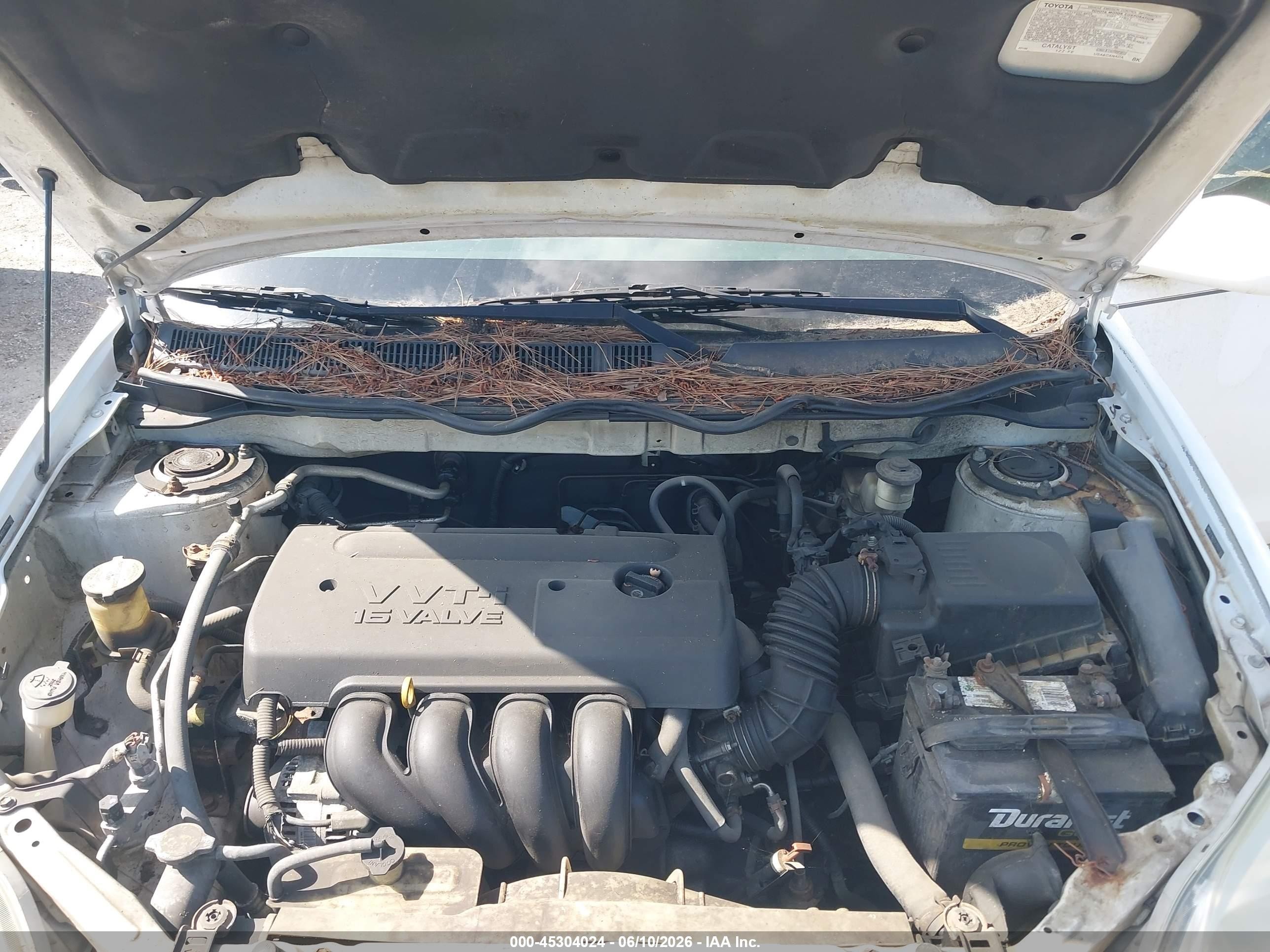 2007 Toyota Matrix Xr Белый vin: 2T1KR32E77C625956
