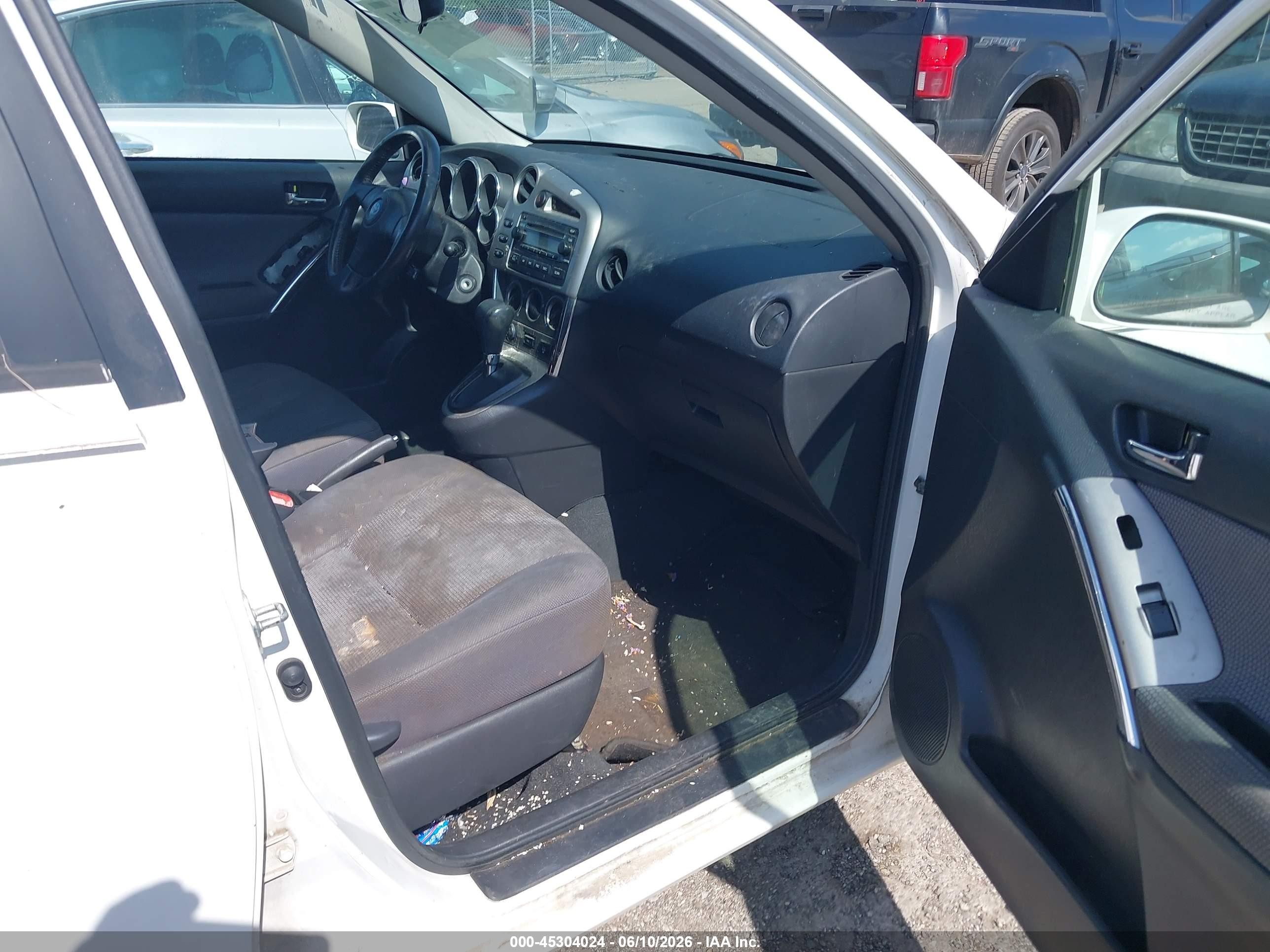 2007 Toyota Matrix Xr Белый vin: 2T1KR32E77C625956