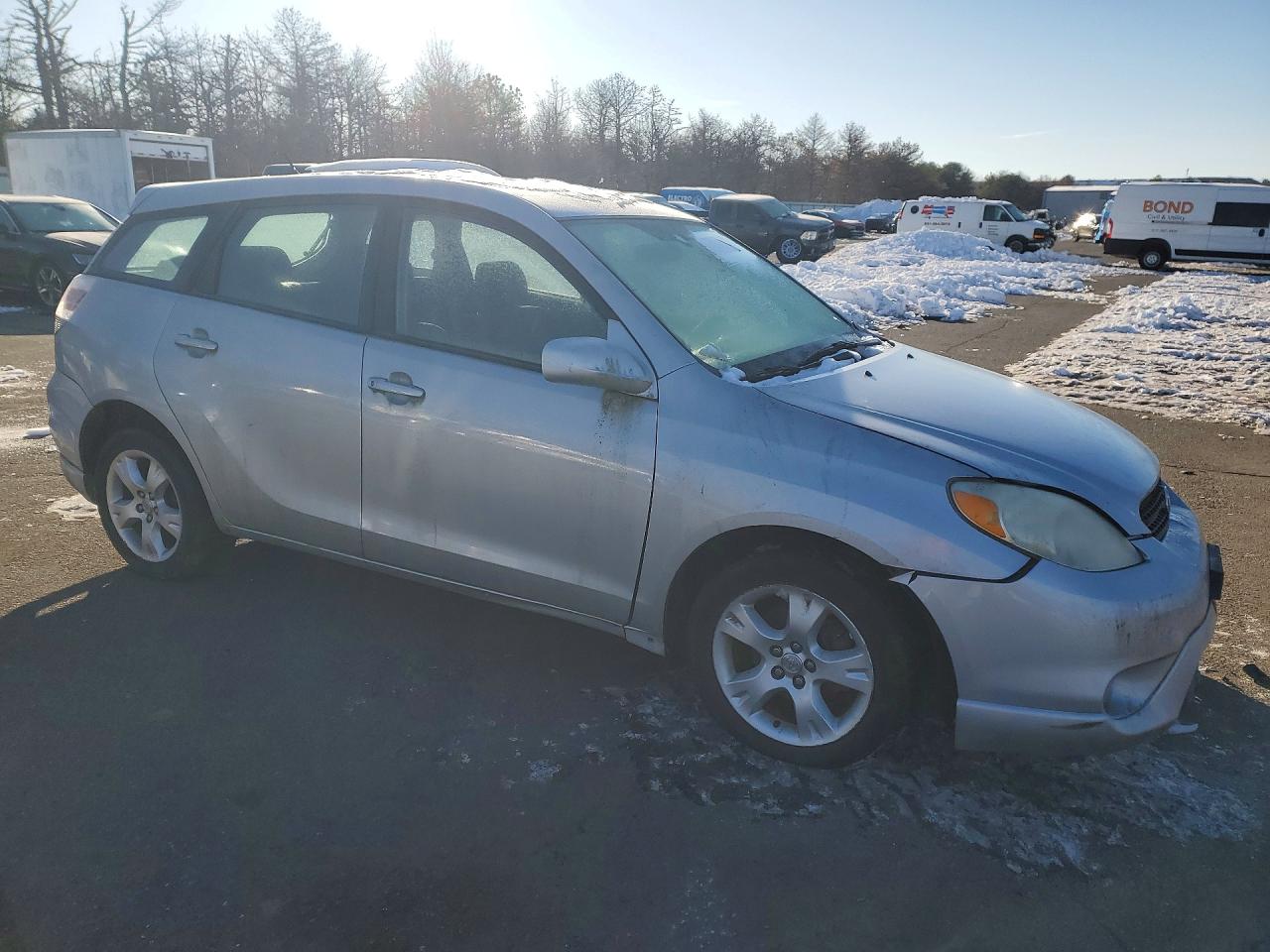2007 Toyota Matrix Silver vin: 2T1KR32E77C640036