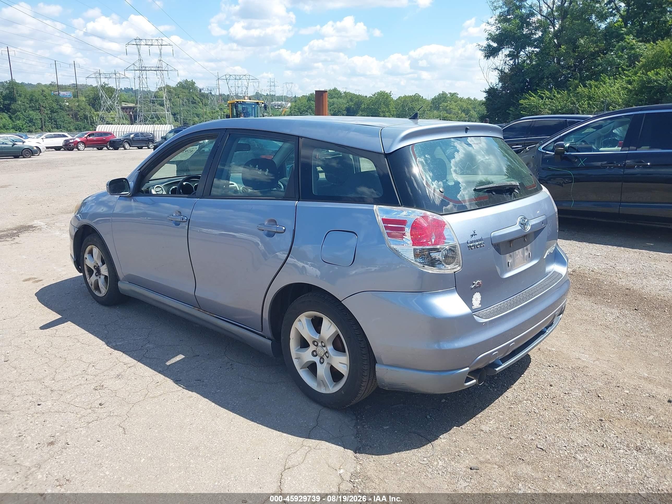 2007 Toyota Matrix Xr Light Blue vin: 2T1KR32E77C641395