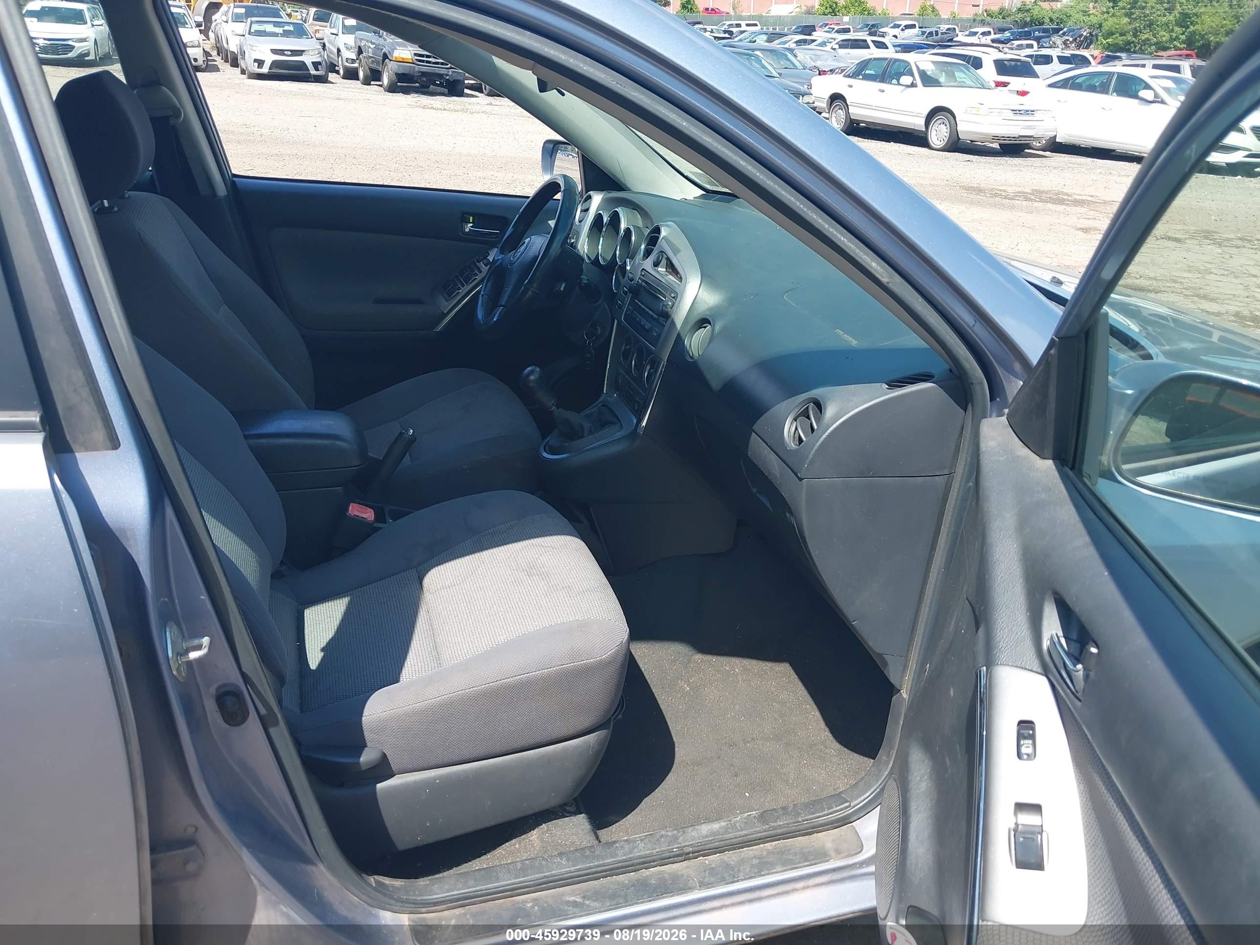 2007 Toyota Matrix Xr Light Blue vin: 2T1KR32E77C641395