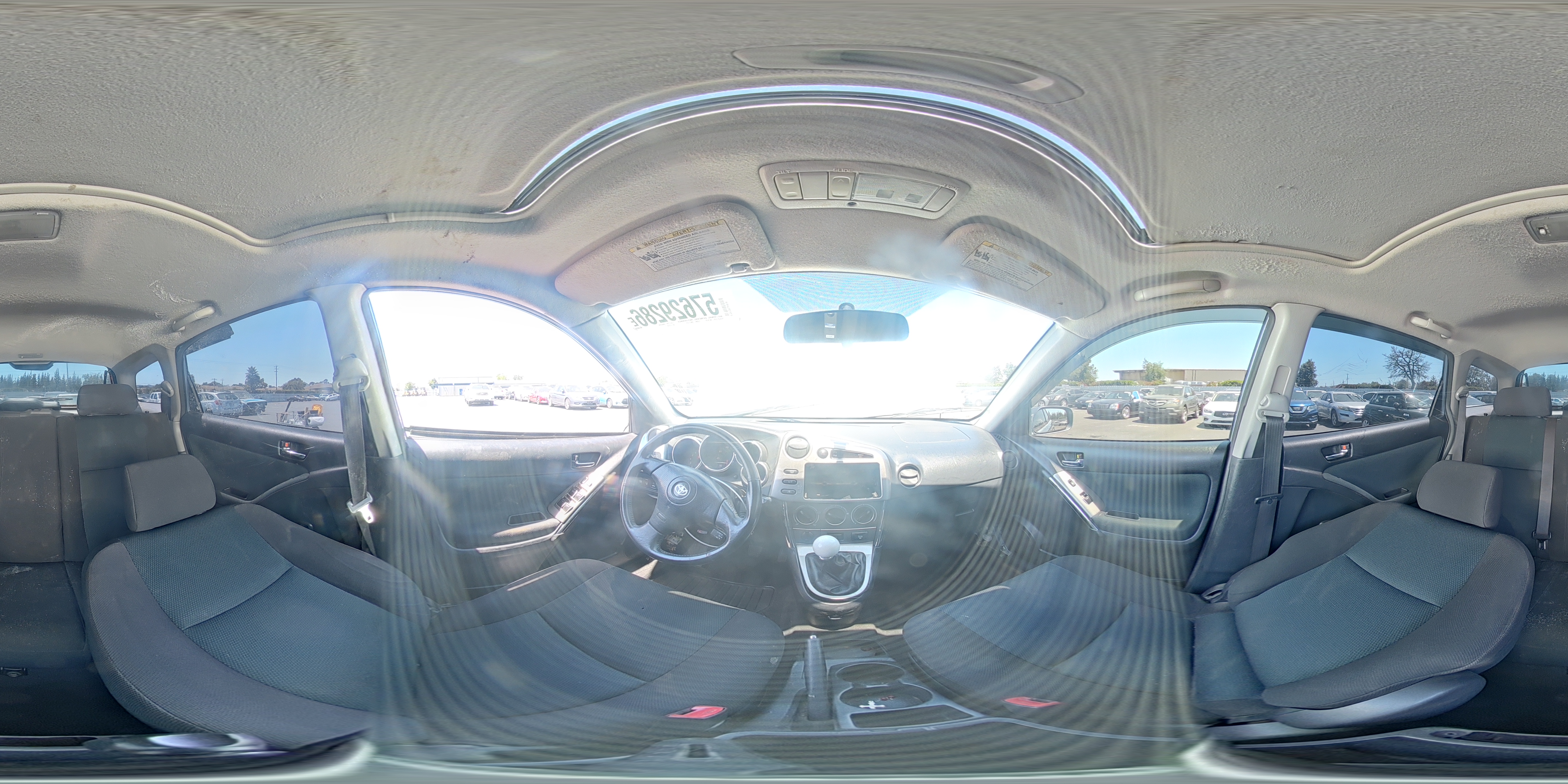 2007 Toyota Corolla Matrix Xr Blue vin: 2T1KR32E77C678768