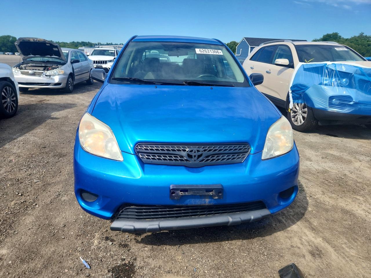 2008 Toyota Corolla Matrix Xr Blue vin: 2T1KR32E78C693367