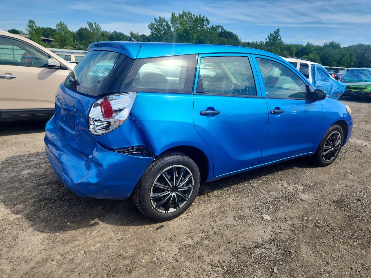 2008 Toyota Corolla Matrix Xr Blue vin: 2T1KR32E78C693367