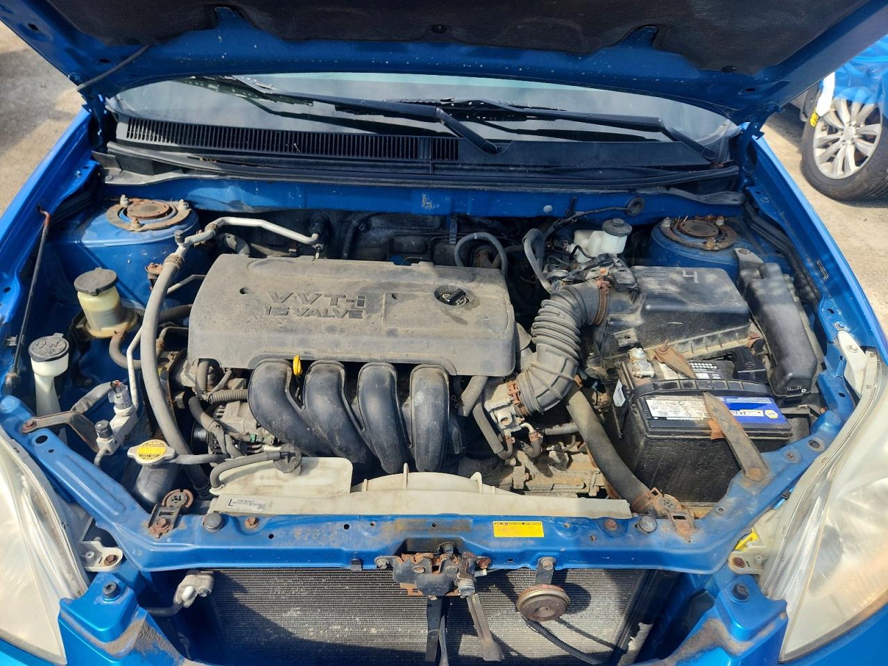 2008 Toyota Corolla Matrix Xr Blue vin: 2T1KR32E78C693367
