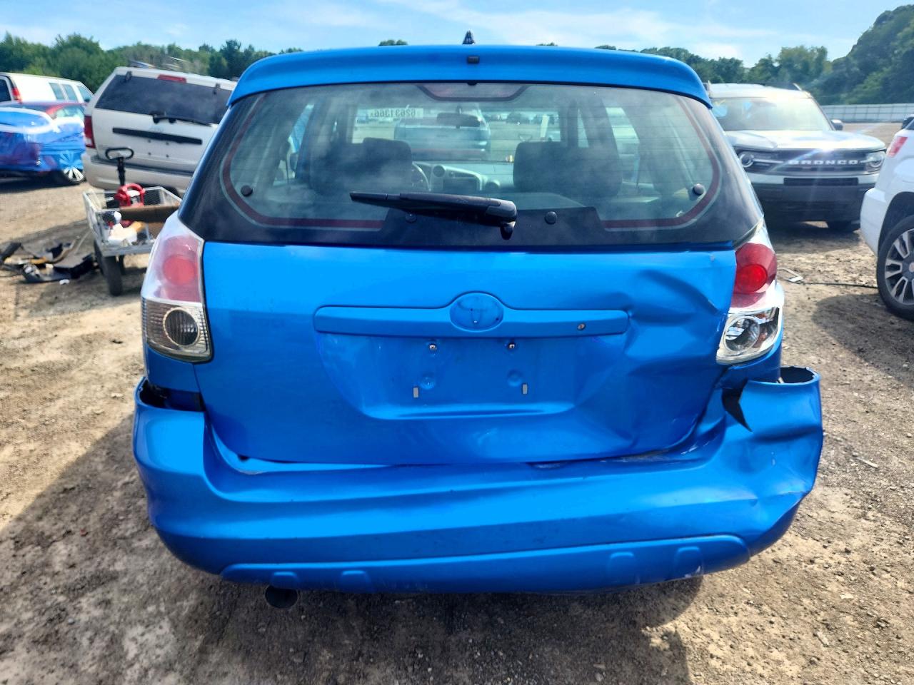 2008 Toyota Corolla Matrix Xr Blue vin: 2T1KR32E78C693367