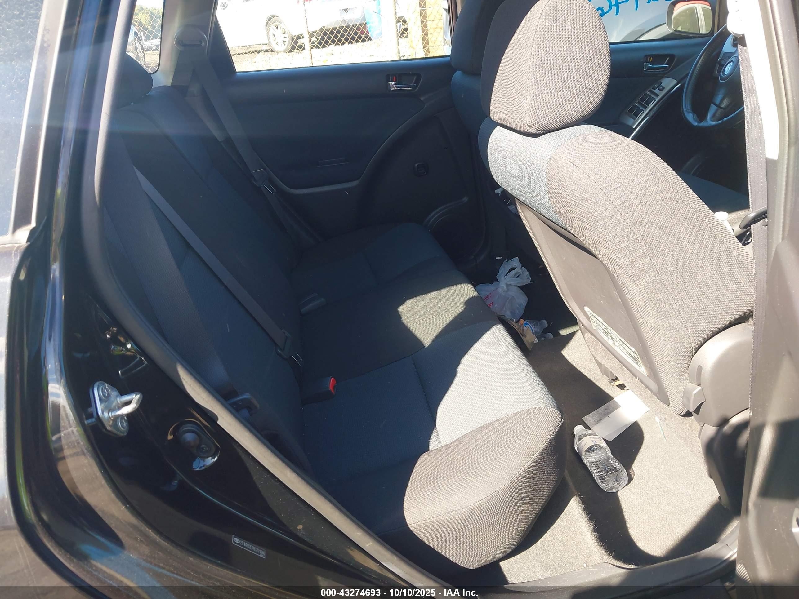 2008 Toyota Matrix Xr Black vin: 2T1KR32E78C701046