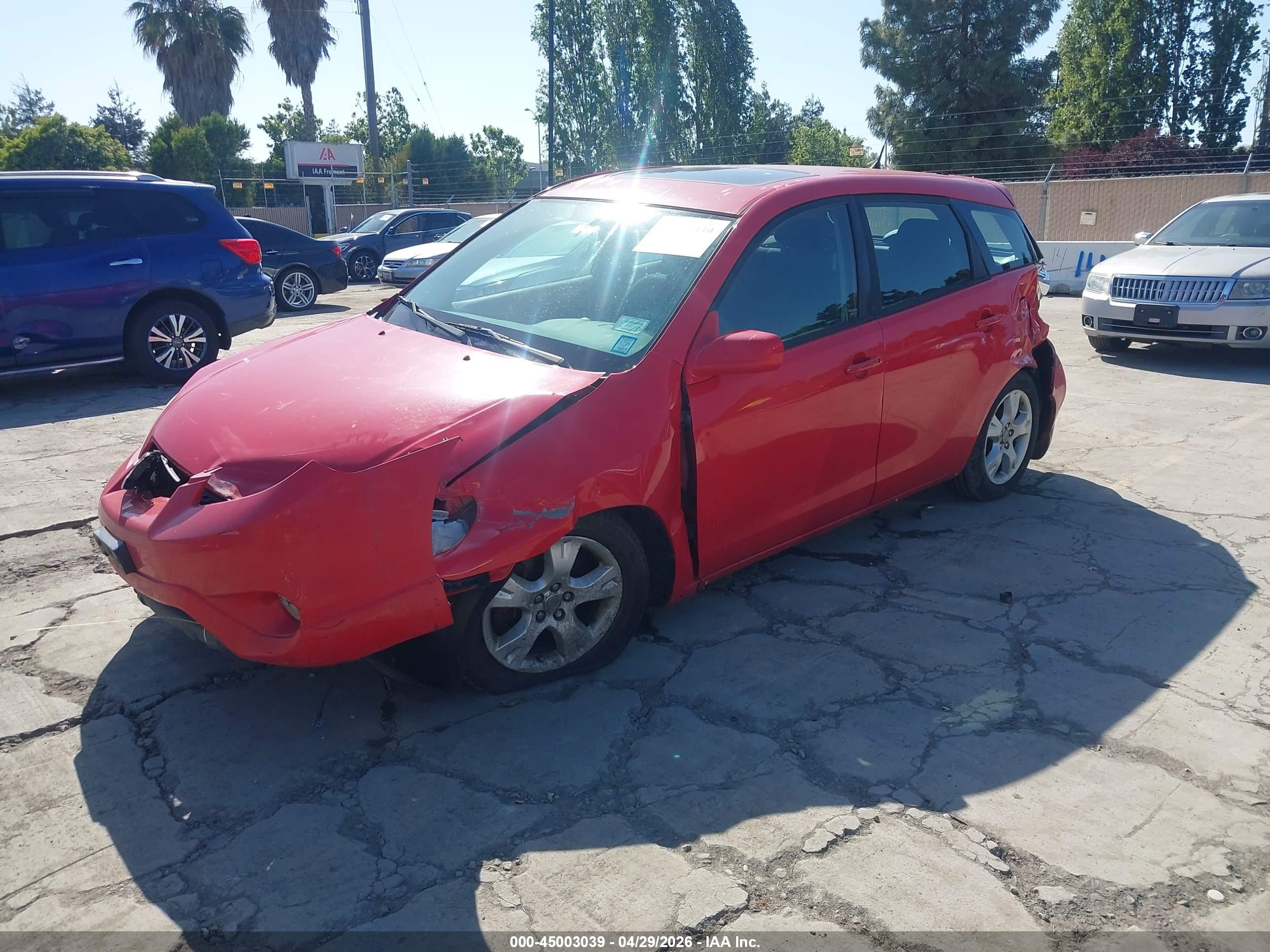 2008 Toyota Matrix Xr Красный vin: 2T1KR32E78C713066