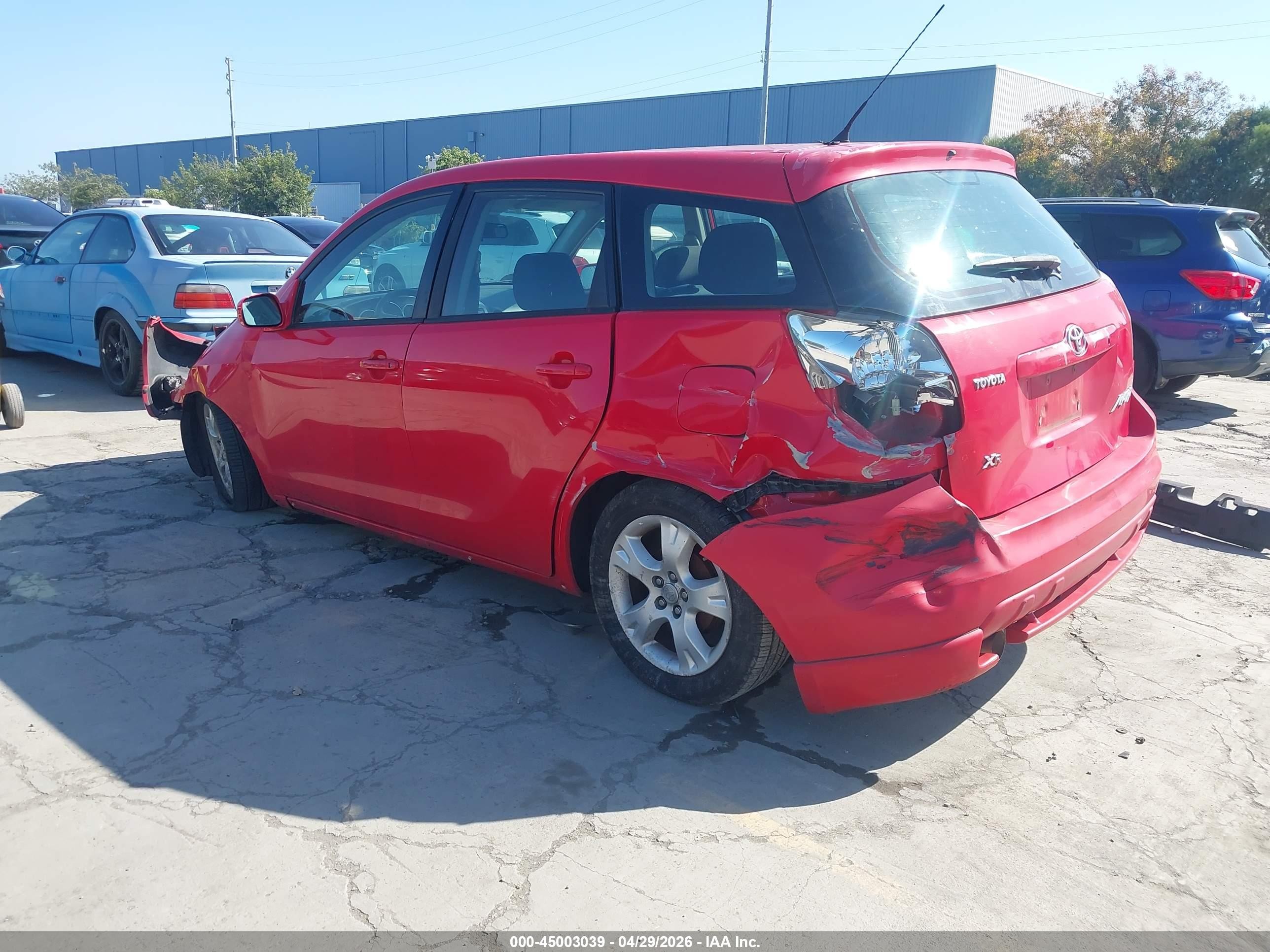2008 Toyota Matrix Xr Красный vin: 2T1KR32E78C713066