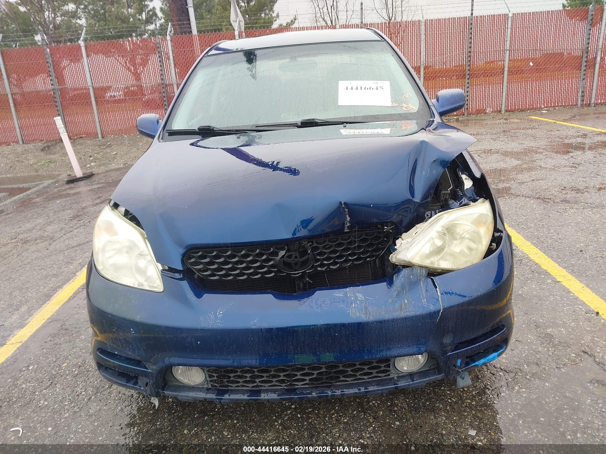 2003 Toyota Matrix Xr Blue vin: 2T1KR32E83C015929
