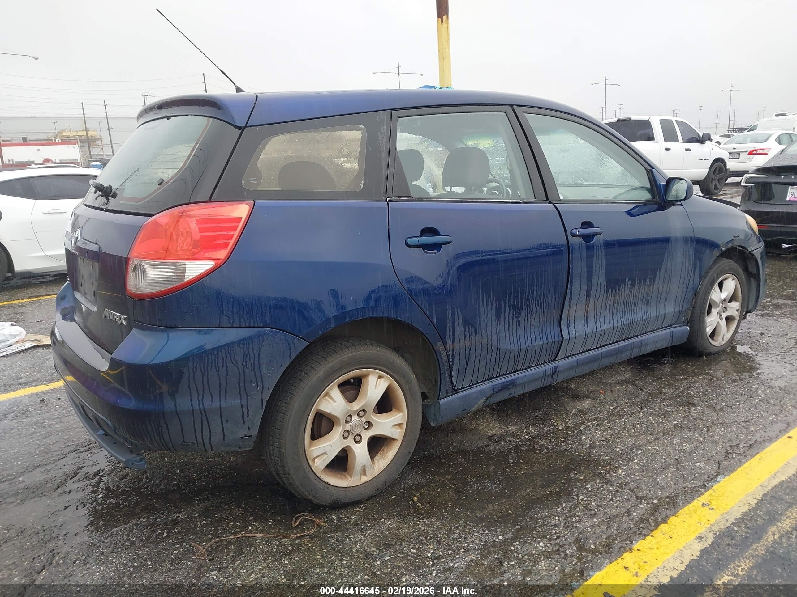 2003 Toyota Matrix Xr Blue vin: 2T1KR32E83C015929