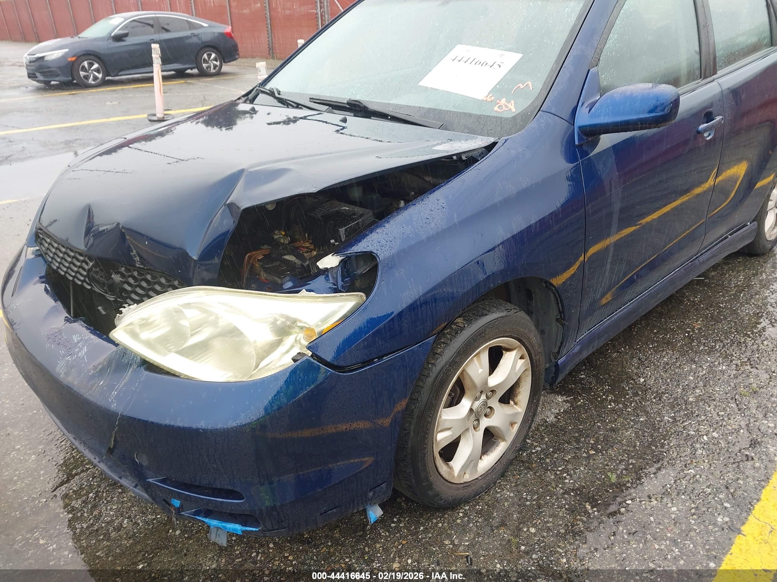 2003 Toyota Matrix Xr Blue vin: 2T1KR32E83C015929