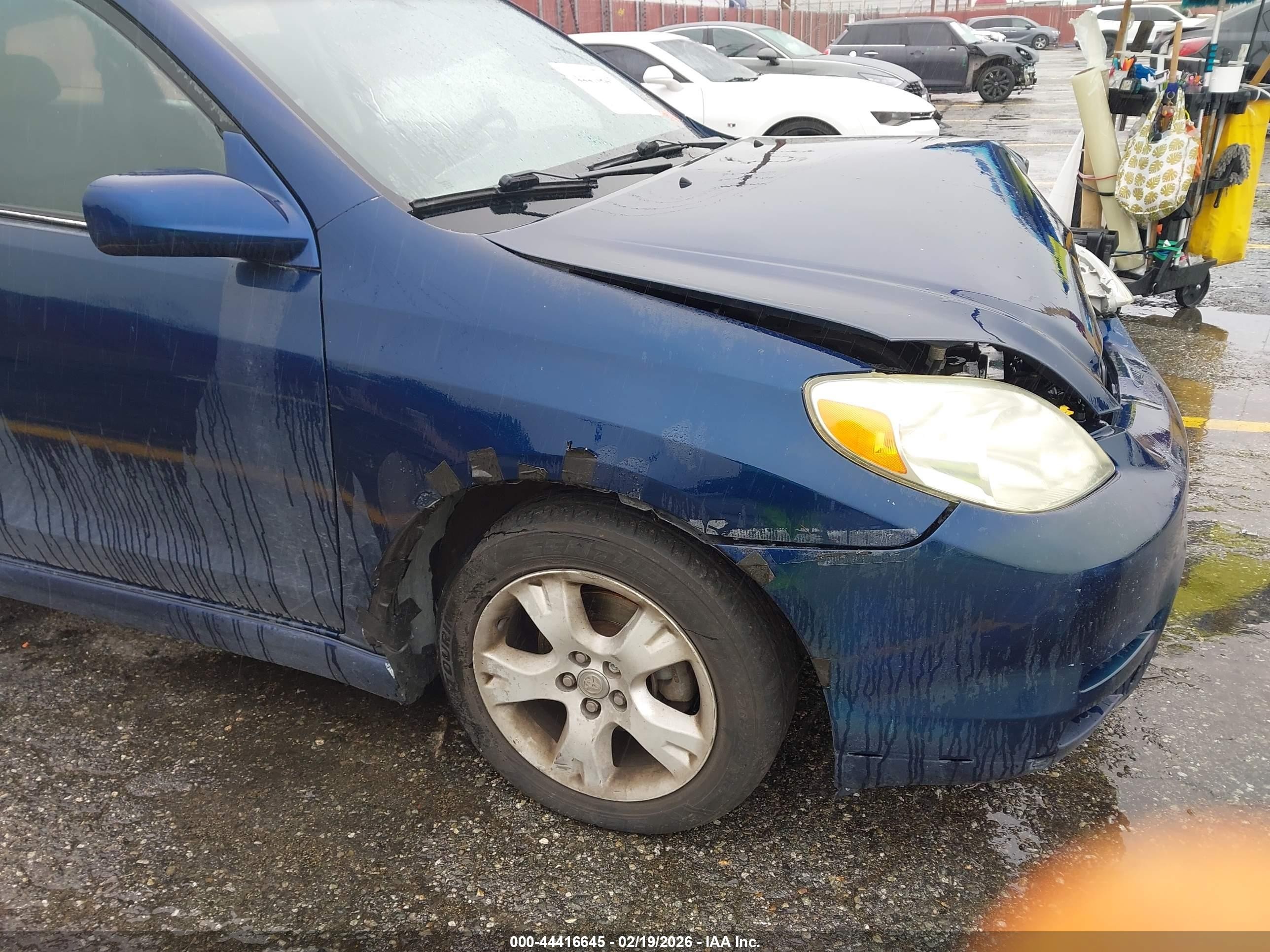 2003 Toyota Matrix Xr Blue vin: 2T1KR32E83C015929