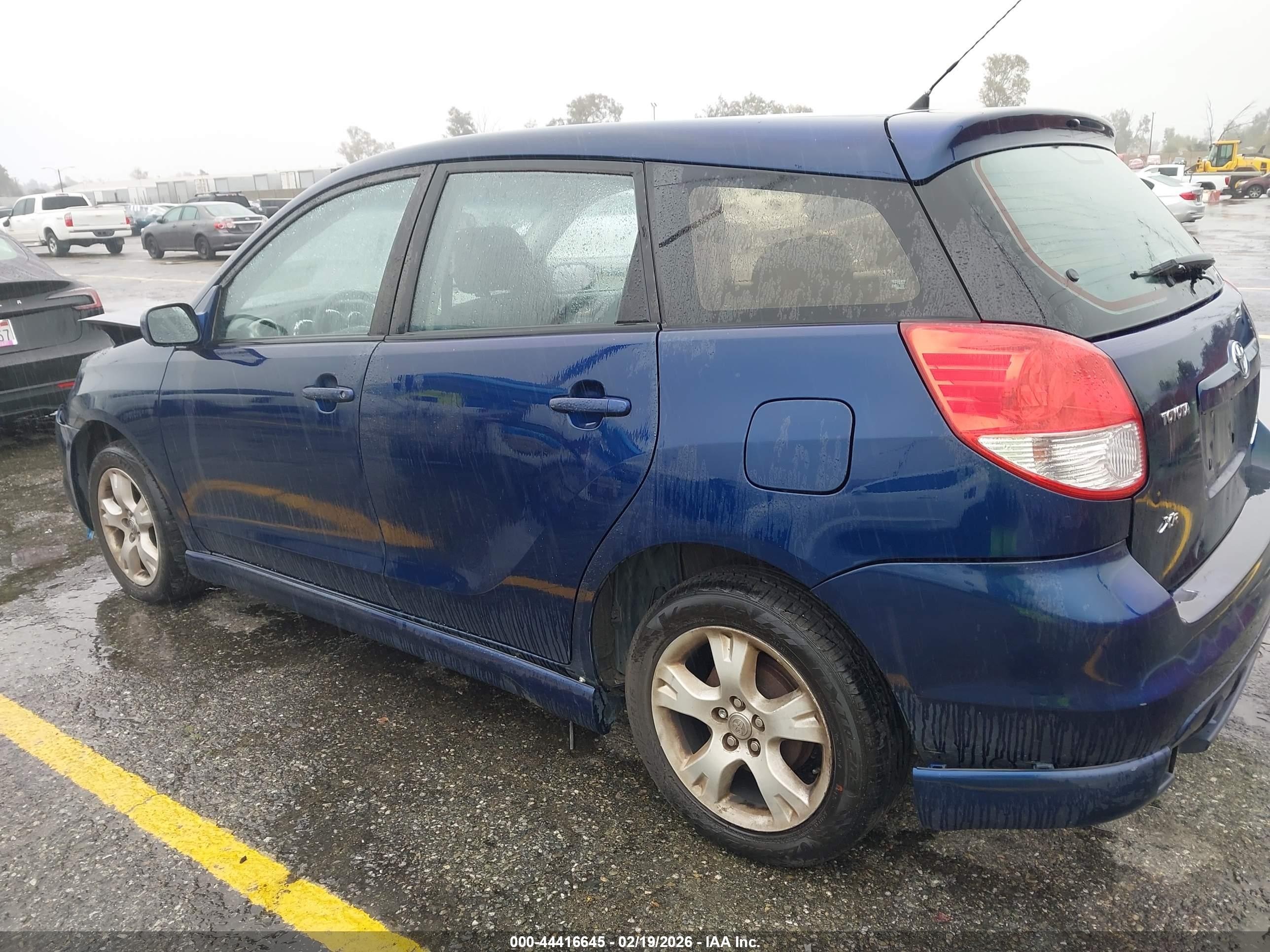 2003 Toyota Matrix Xr Blue vin: 2T1KR32E83C015929