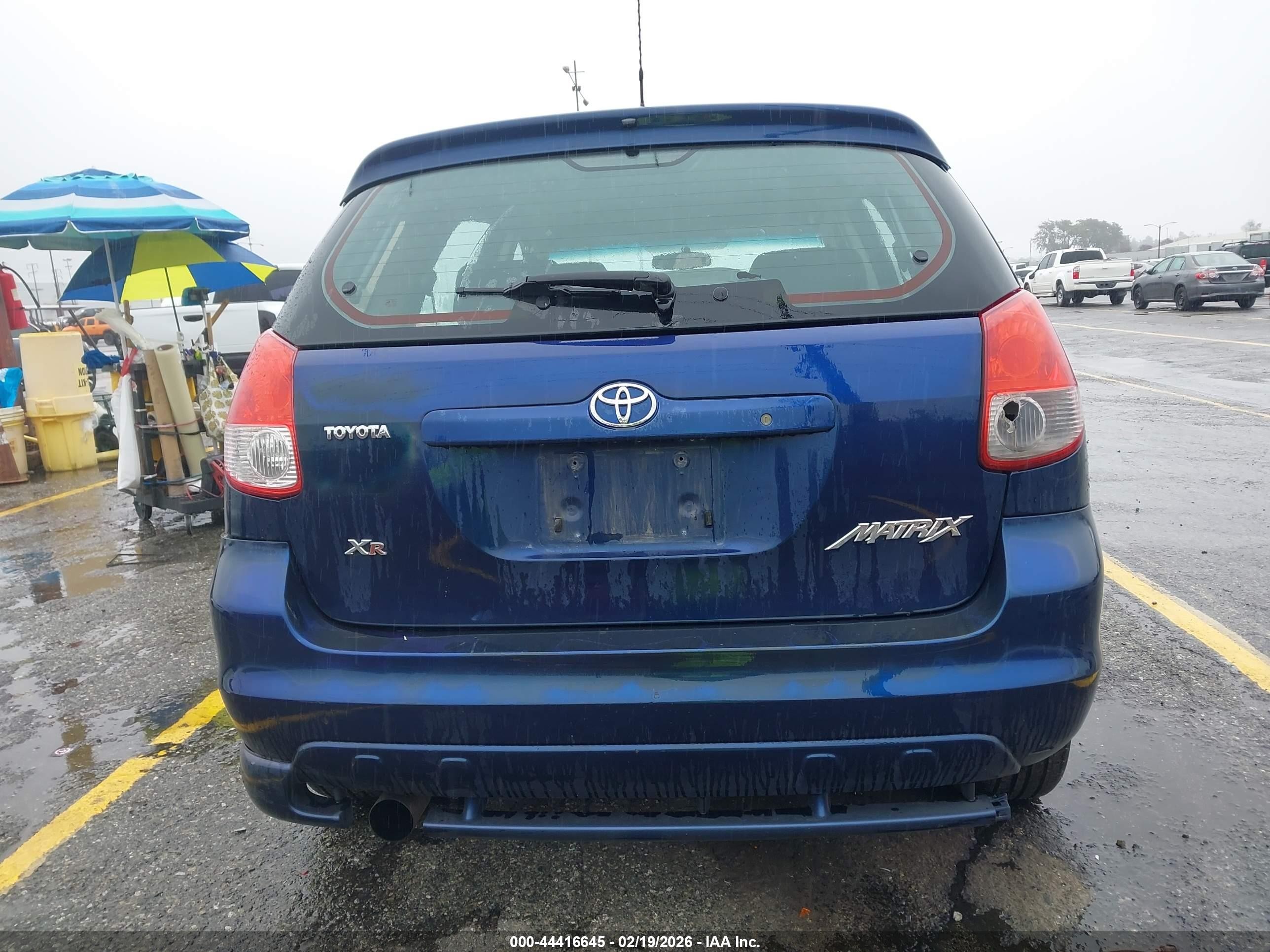 2003 Toyota Matrix Xr Blue vin: 2T1KR32E83C015929