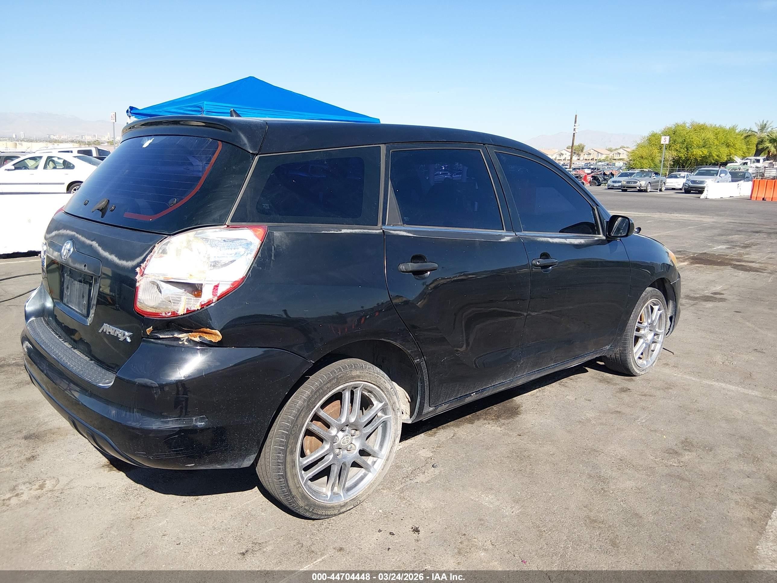 2003 Toyota Matrix Standard Black vin: 2T1KR32E83C021147