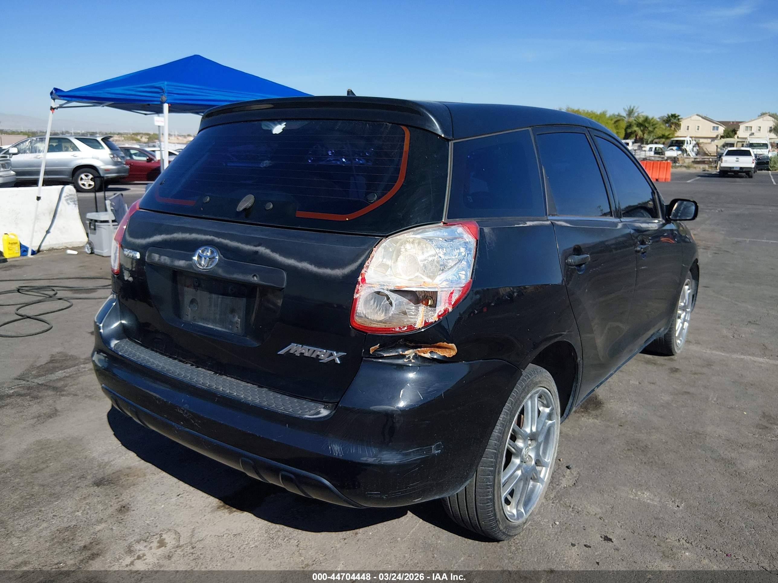 2003 Toyota Matrix Standard Black vin: 2T1KR32E83C021147