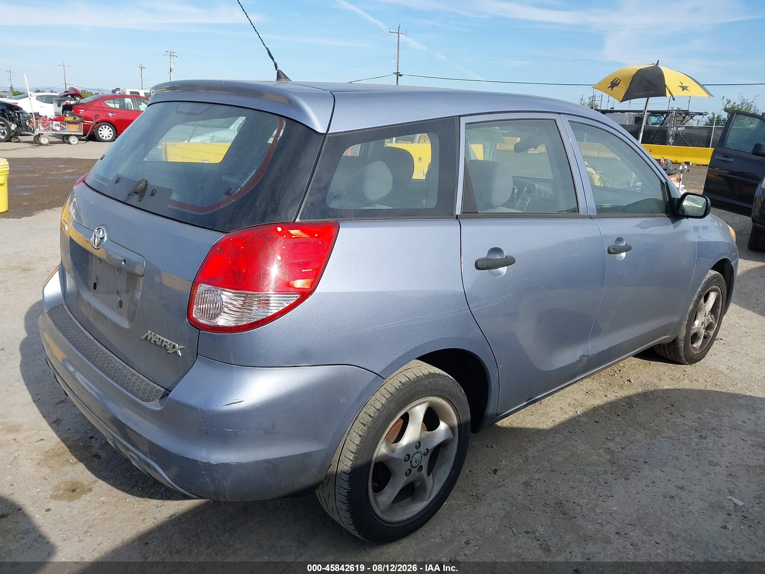 2003 Toyota Matrix Standard Light Blue vin: 2T1KR32E83C023903