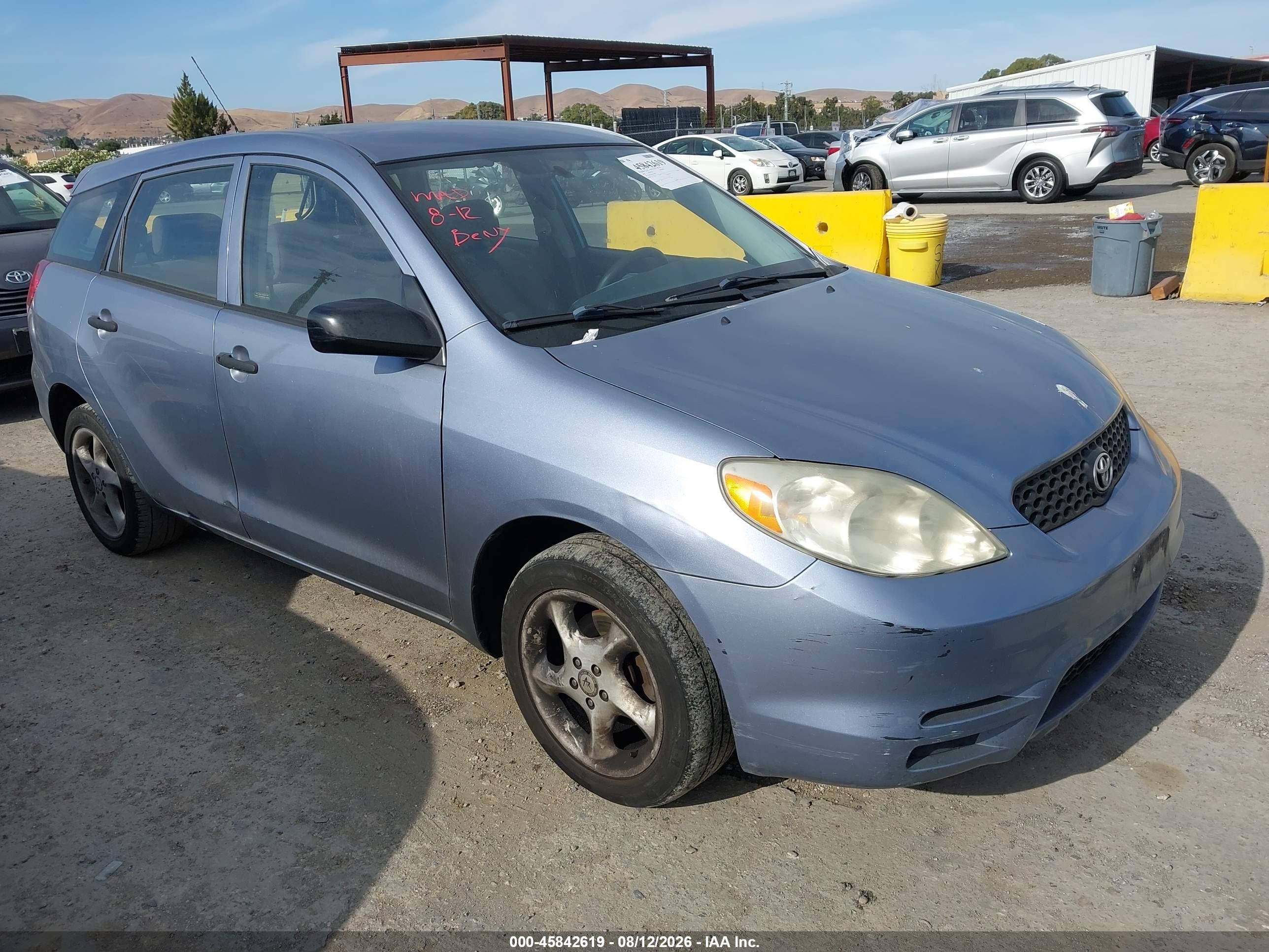 2003 Toyota Matrix Standard Light Blue vin: 2T1KR32E83C023903