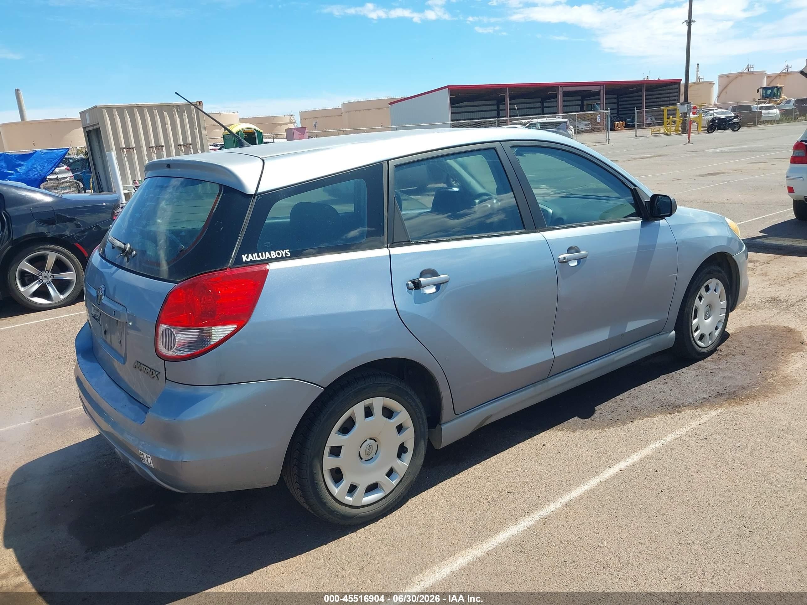 2003 Toyota Matrix Xr Blue vin: 2T1KR32E83C118302