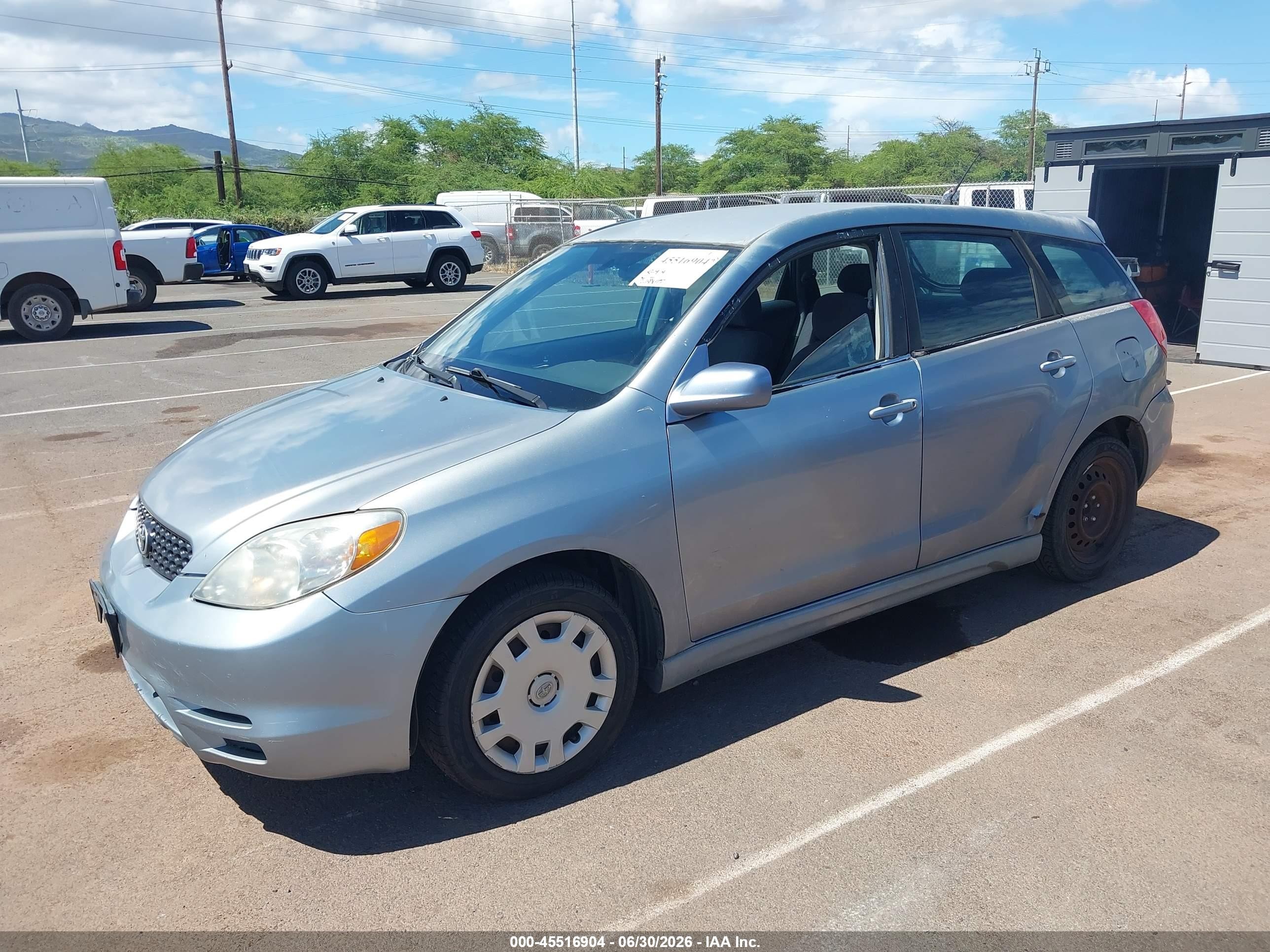 2003 Toyota Matrix Xr Blue vin: 2T1KR32E83C118302