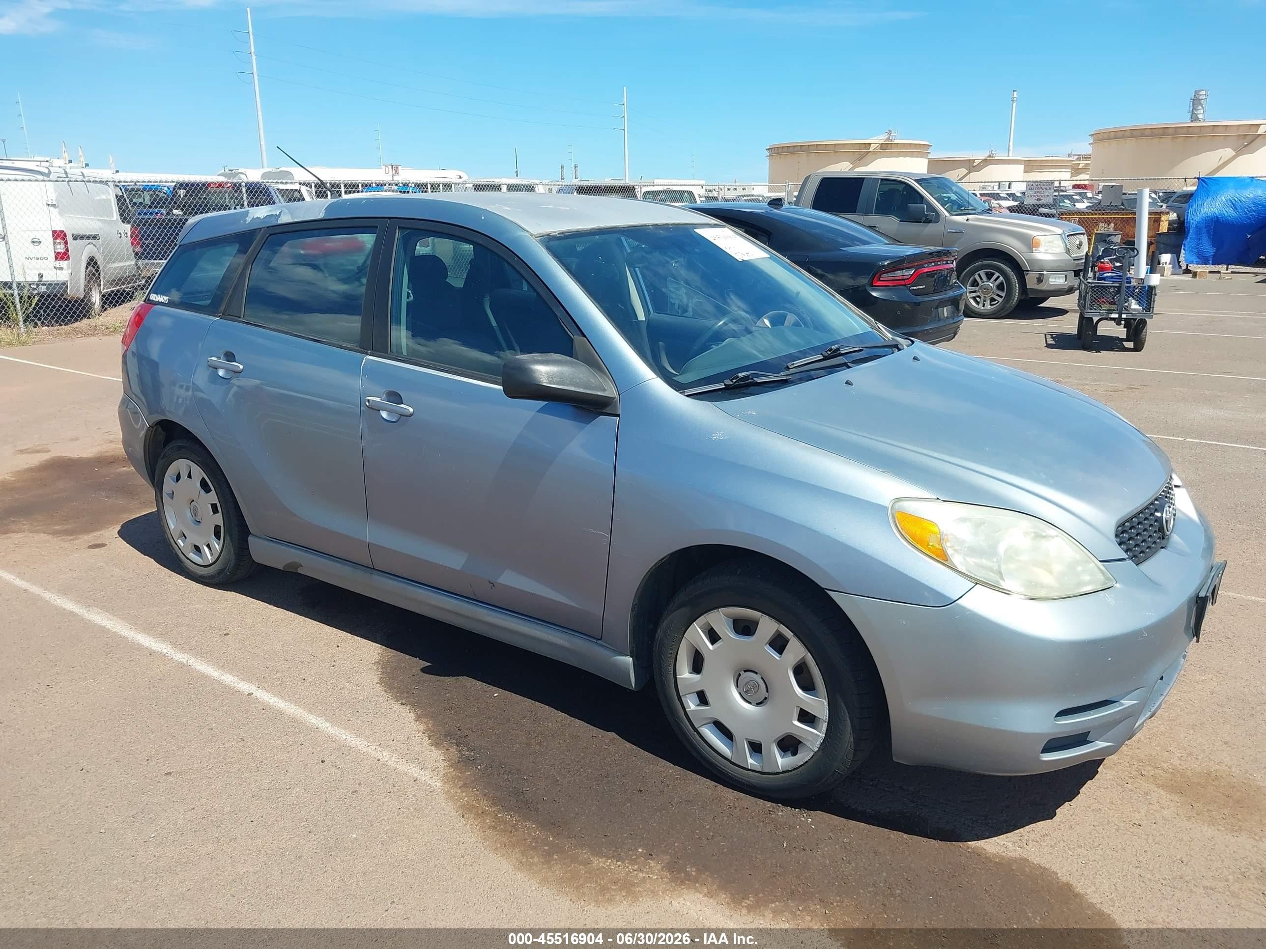 2003 Toyota Matrix Xr Blue vin: 2T1KR32E83C118302