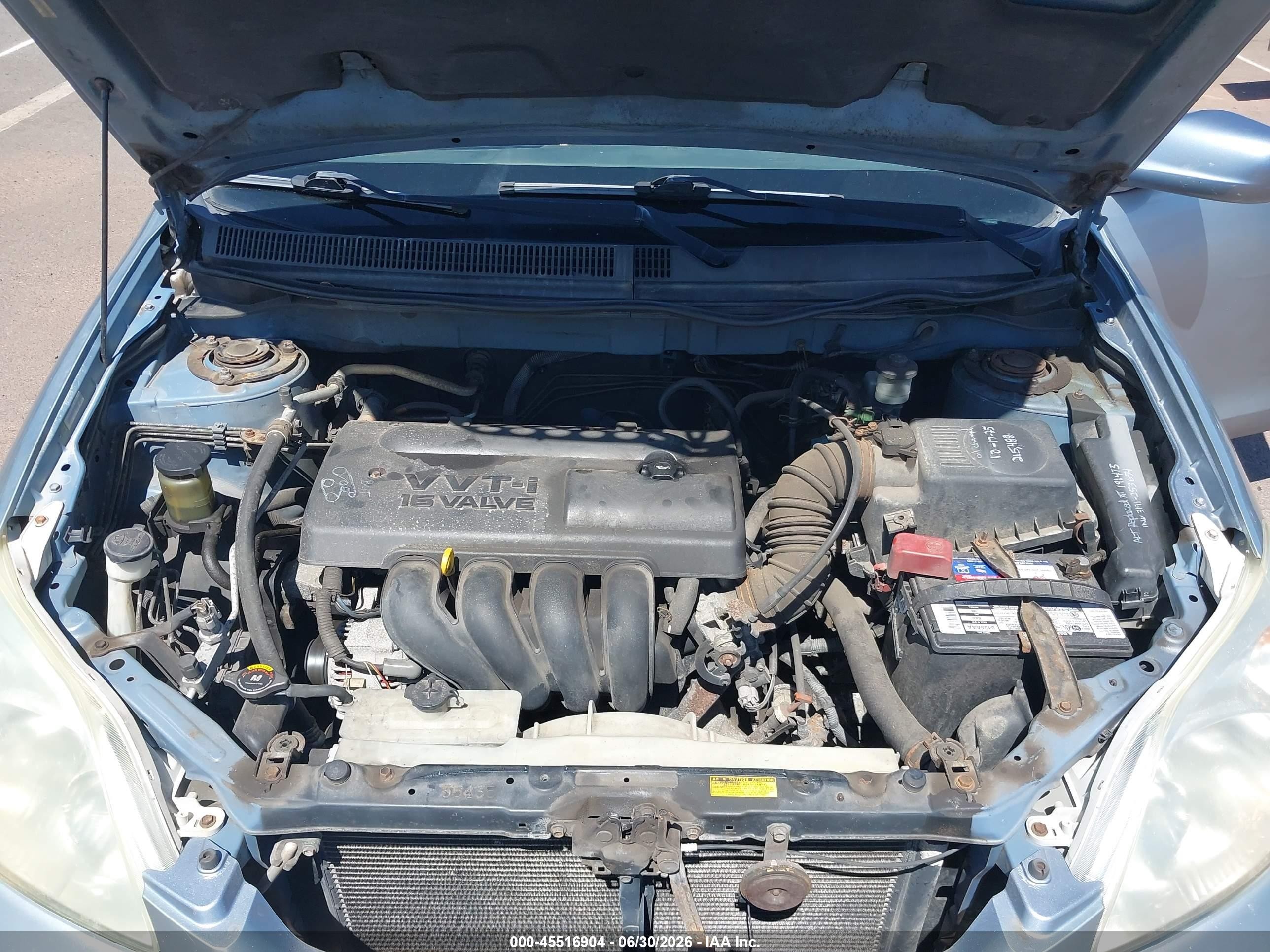 2003 Toyota Matrix Xr Blue vin: 2T1KR32E83C118302