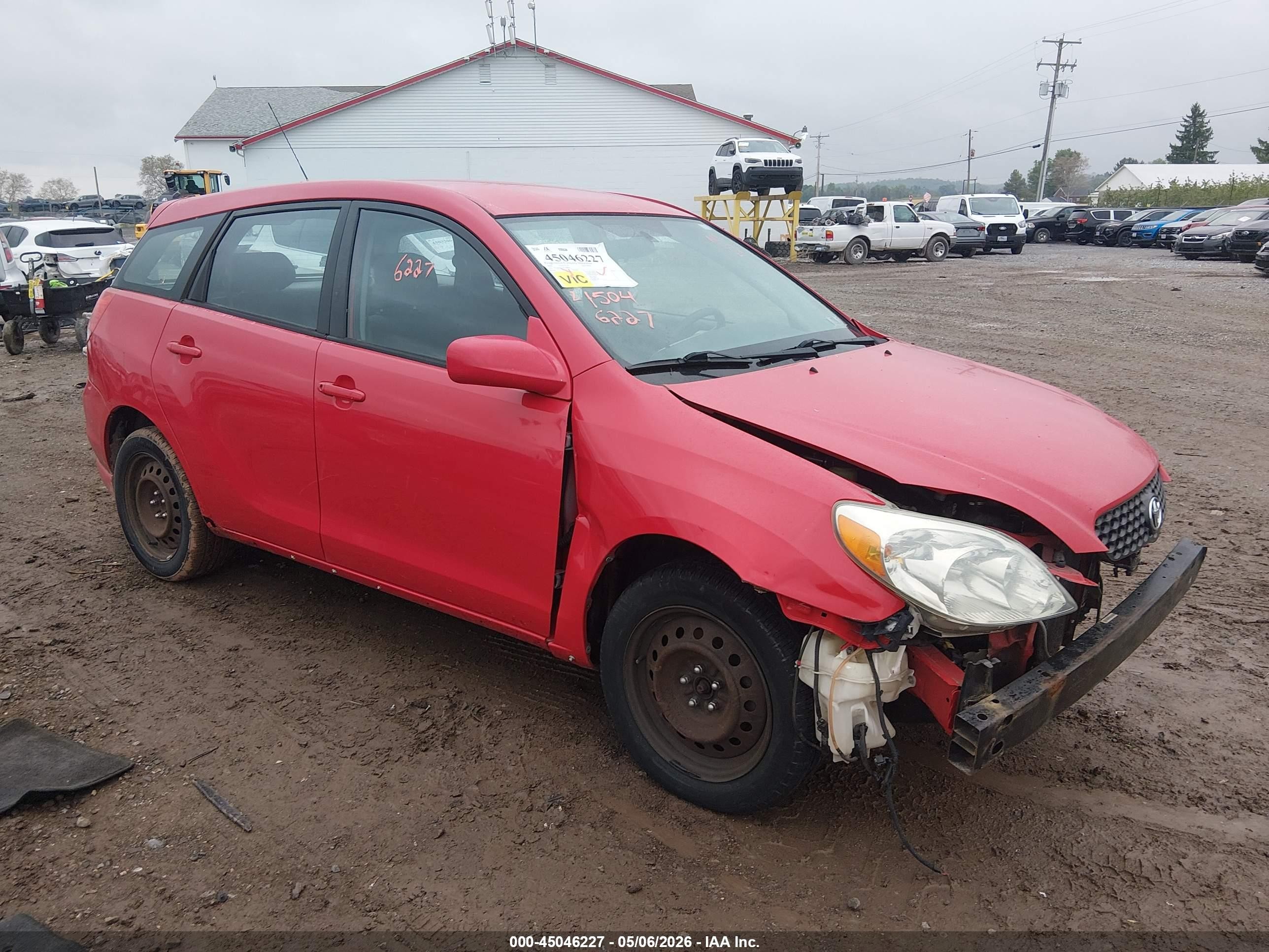 2004 Toyota Matrix Xr Red vin: 2T1KR32E84C209846