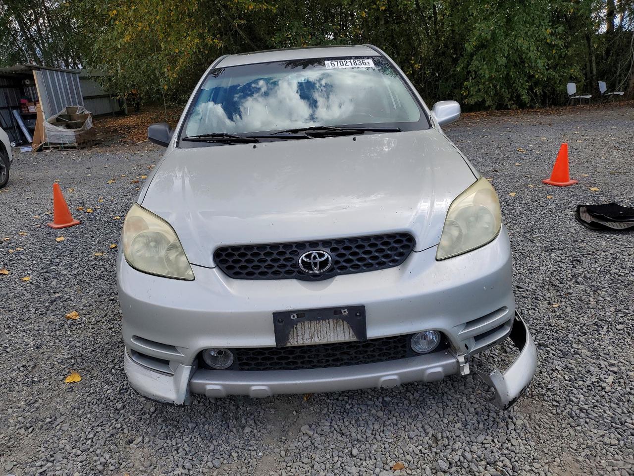 2004 Toyota Matrix Xr Silver vin: 2T1KR32E84C294591