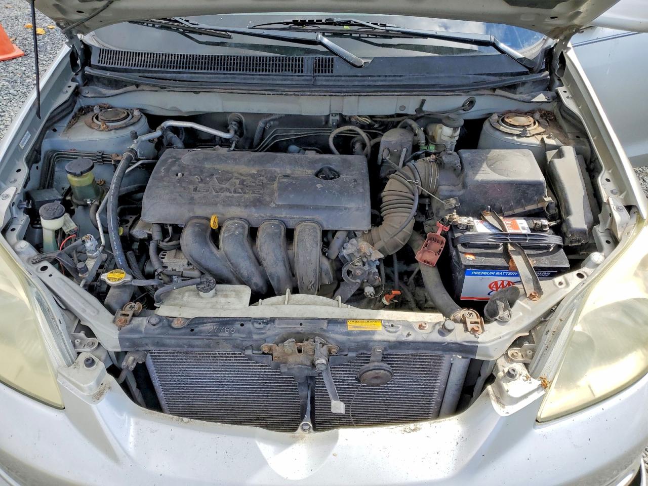 2004 Toyota Matrix Xr Silver vin: 2T1KR32E84C294591