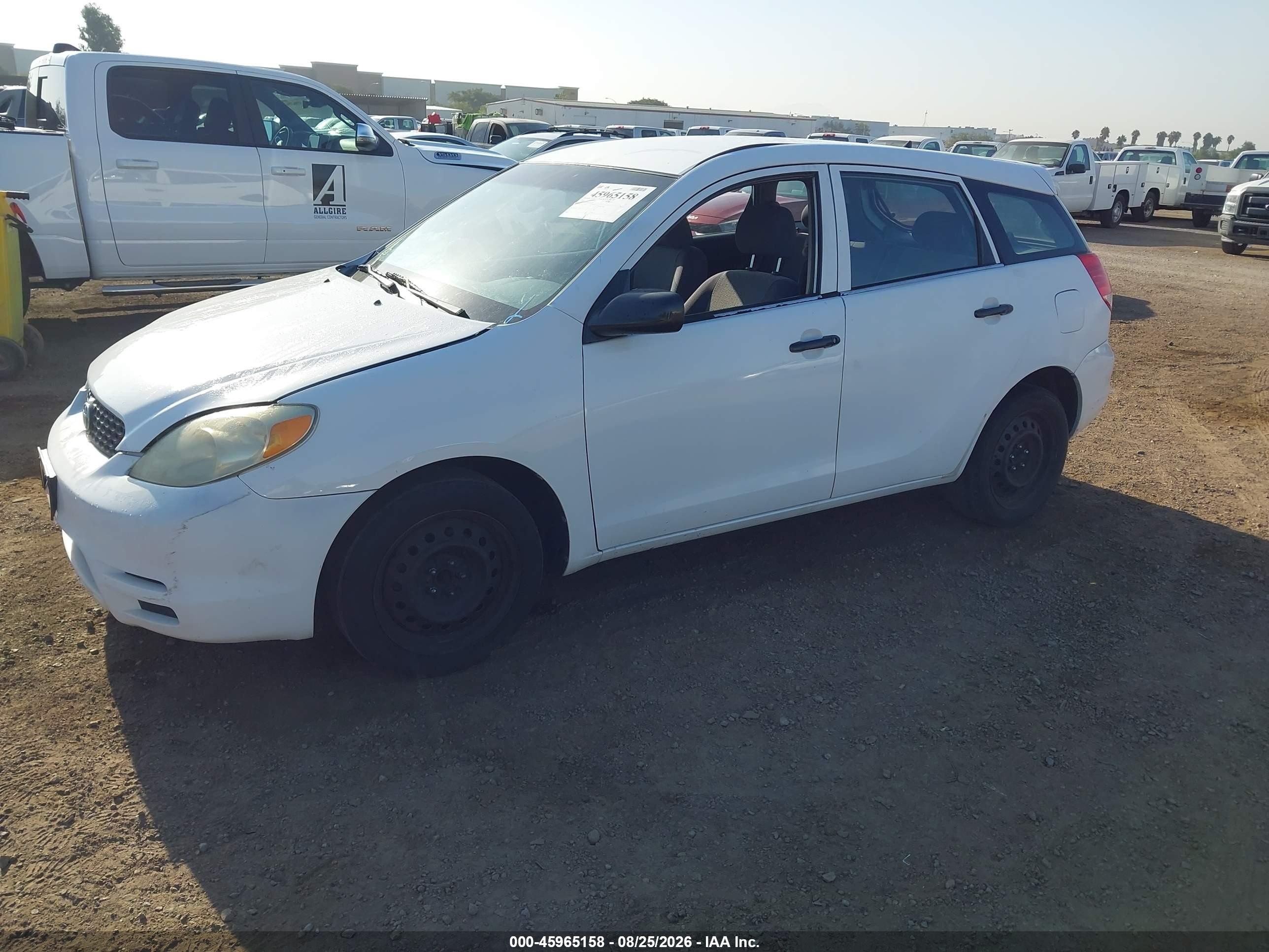 2004 Toyota Matrix Standard White vin: 2T1KR32E84C297278