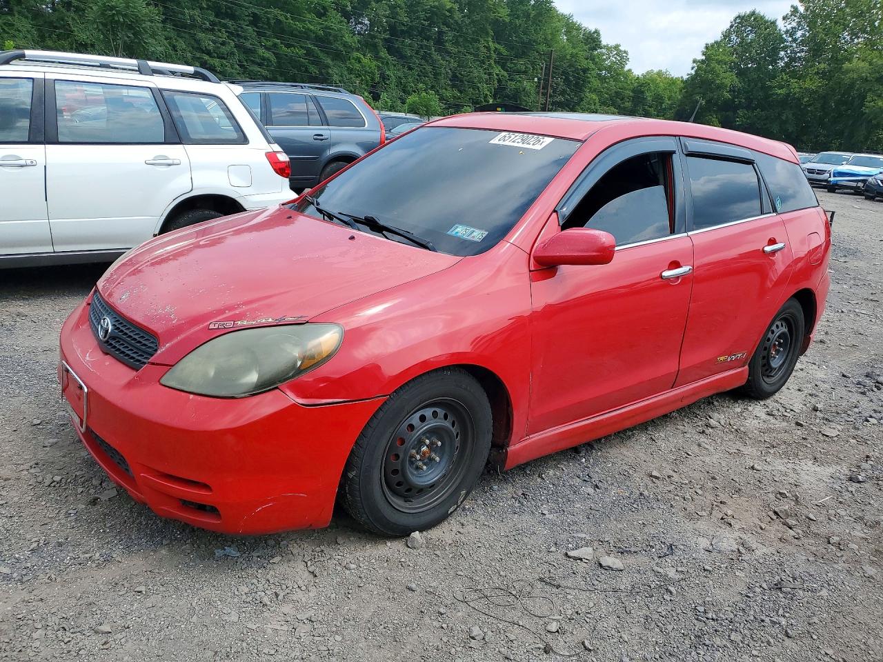 2005 Toyota Matrix Xr Red vin: 2T1KR32E85C333455