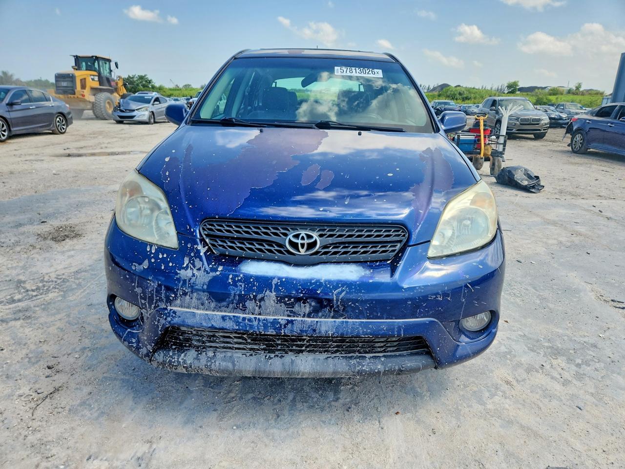 2005 Toyota Corolla Matrix Xr Blue vin: 2T1KR32E85C352118