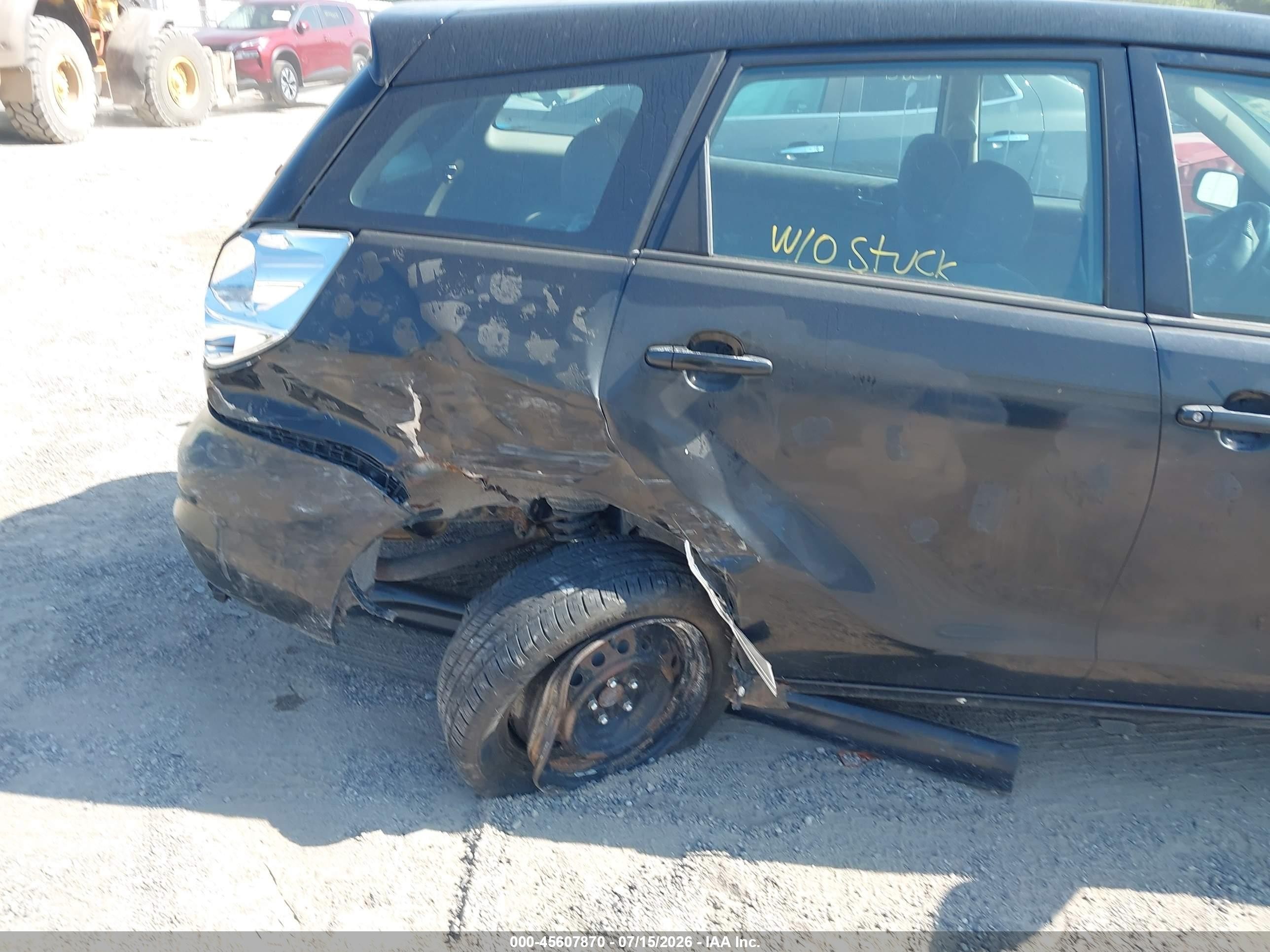 2005 Toyota Matrix Xr Black vin: 2T1KR32E85C395194