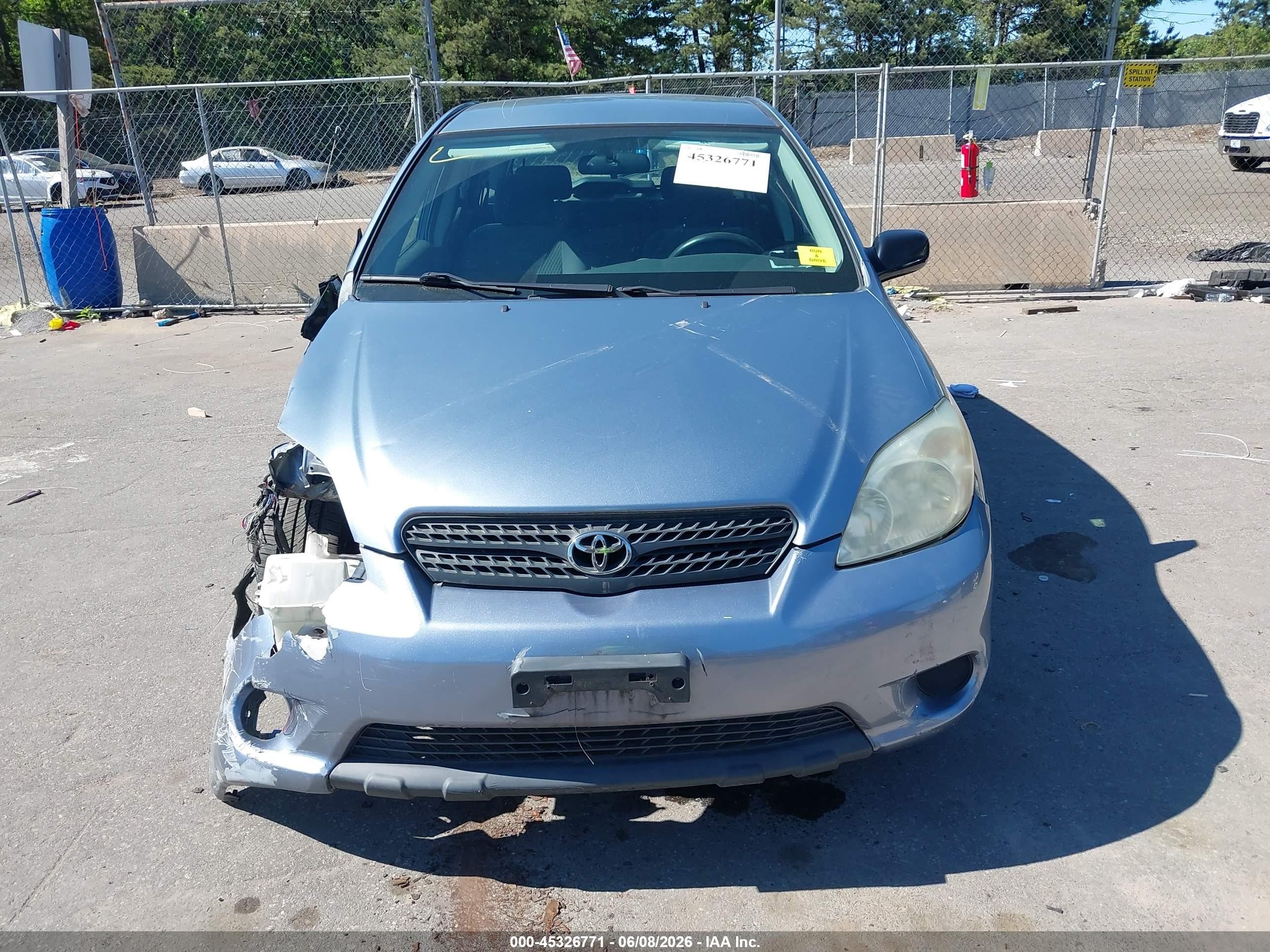 2005 Toyota Matrix   Light Blue vin: 2T1KR32E85C445317