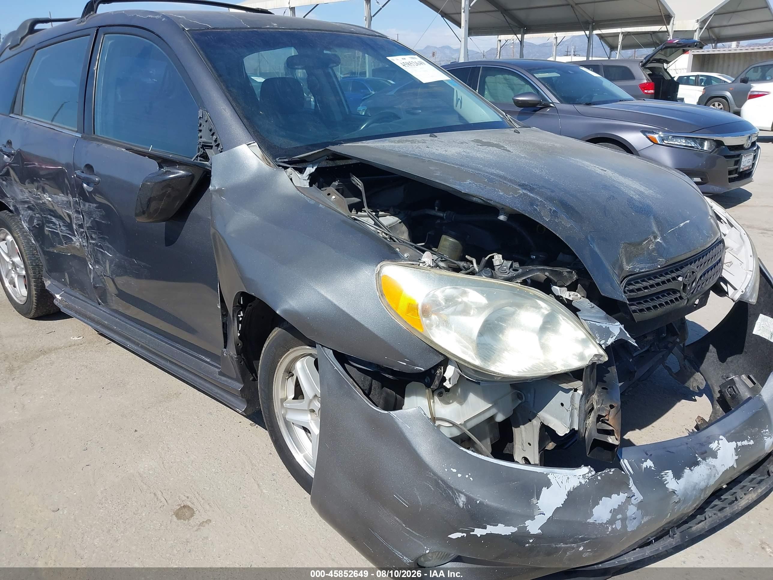 2005 Toyota Matrix Xr Gray vin: 2T1KR32E85C480536