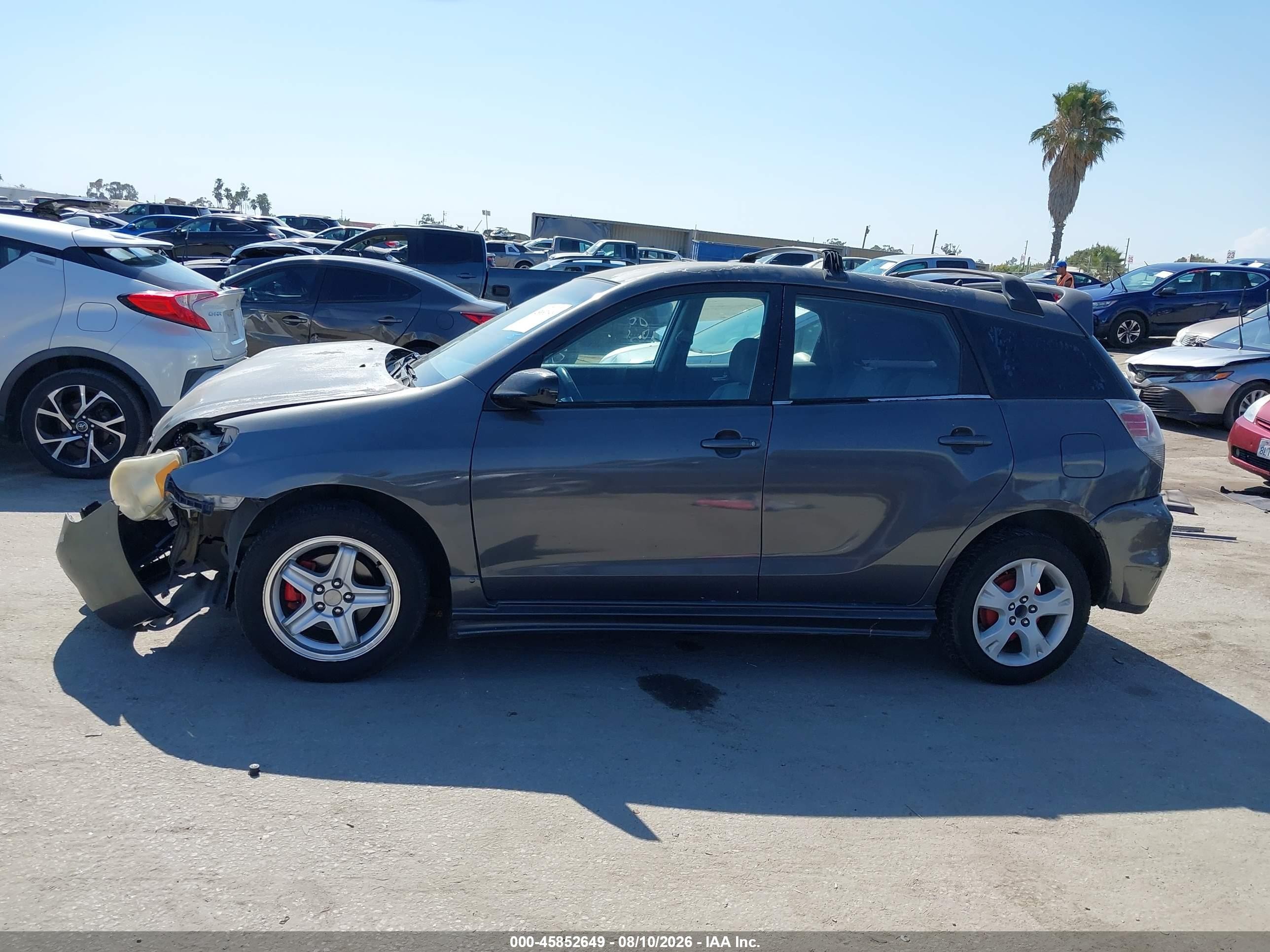 2005 Toyota Matrix Xr Gray vin: 2T1KR32E85C480536