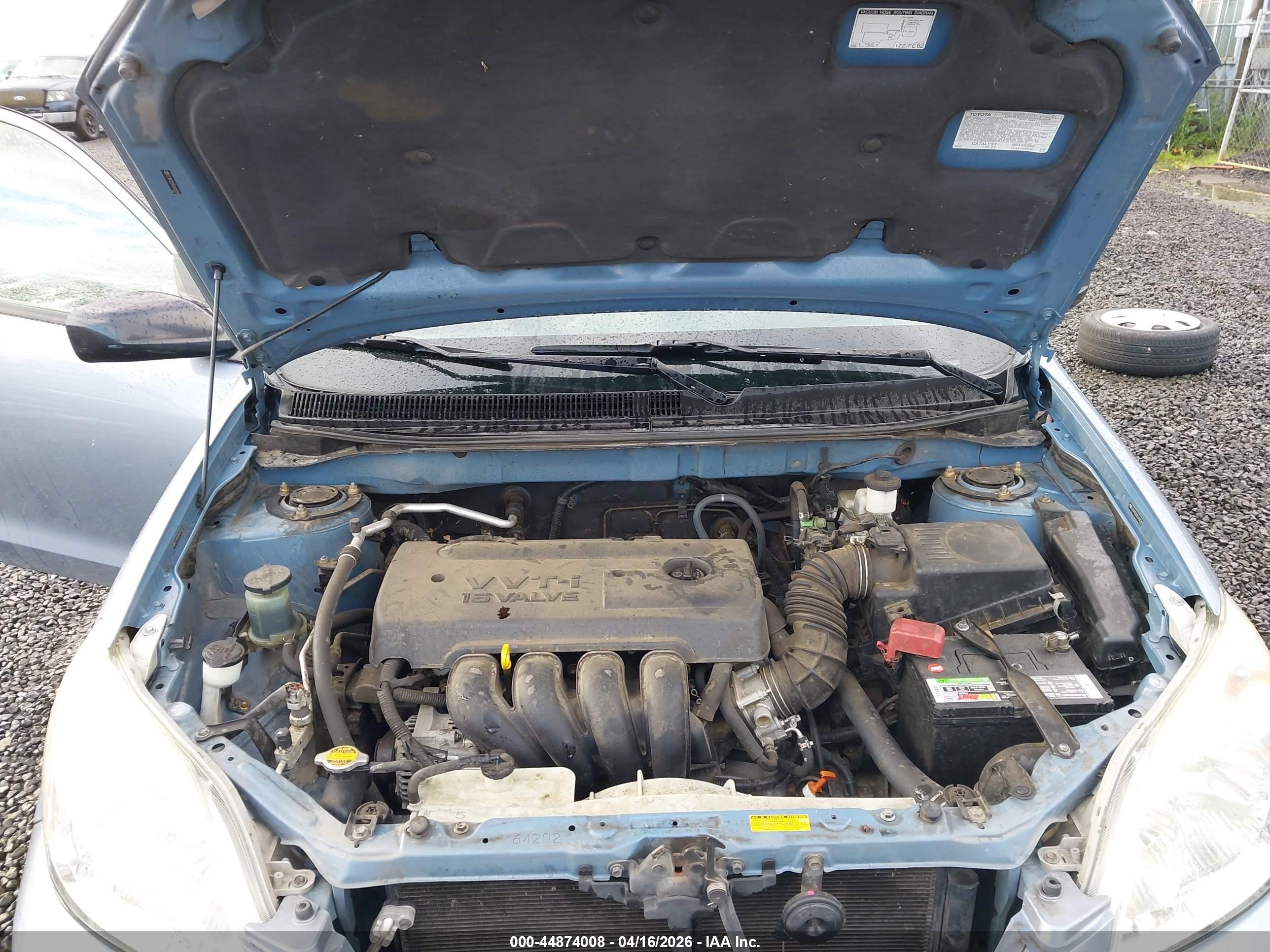 2005 Toyota Matrix Xr Light Blue vin: 2T1KR32E85C493240