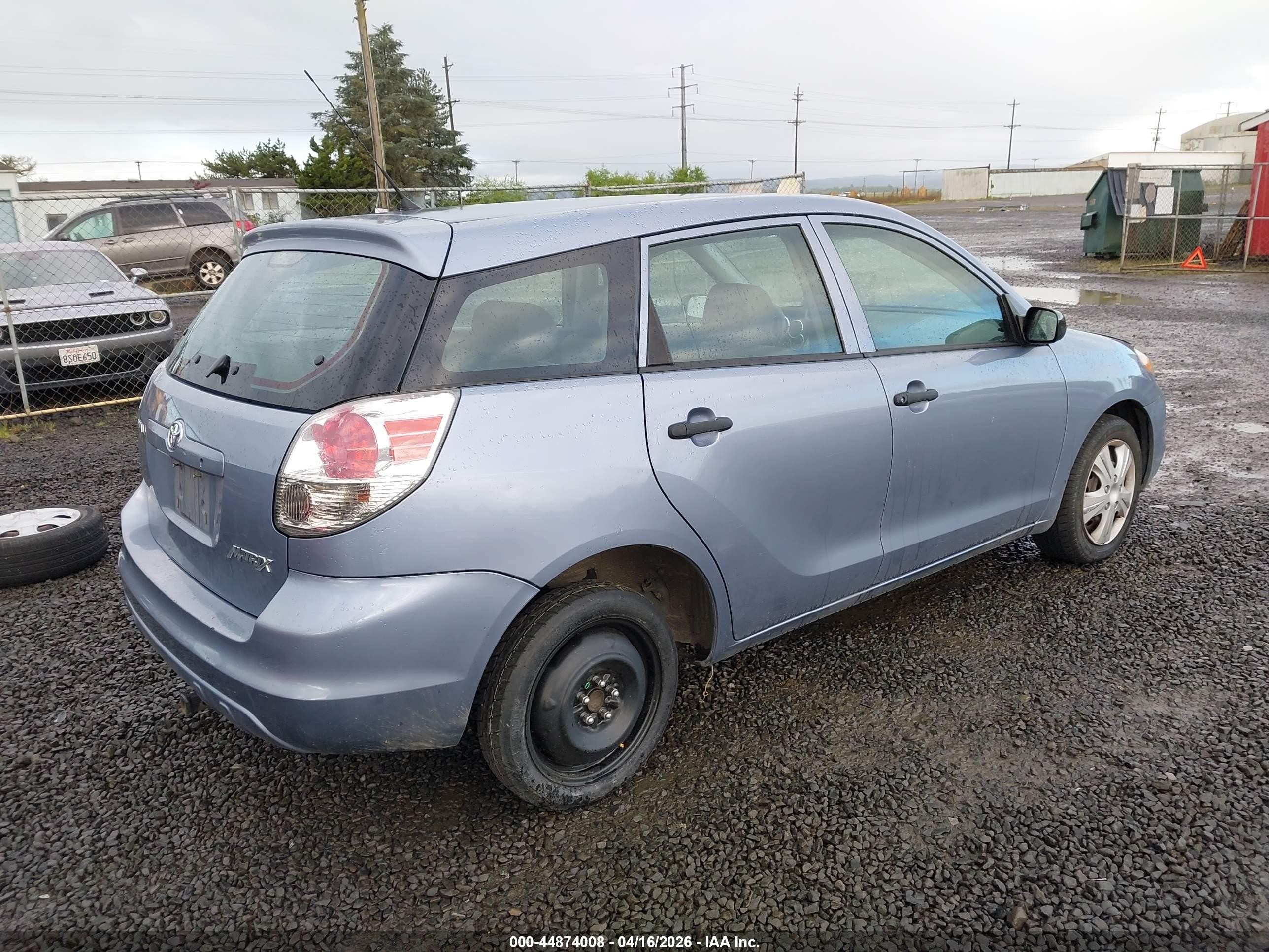 2005 Toyota Matrix Xr Light Blue vin: 2T1KR32E85C493240