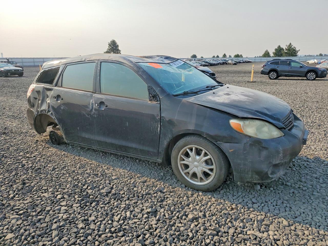 2005 Toyota Matrix Base Black vin: 2T1KR32E85C493805