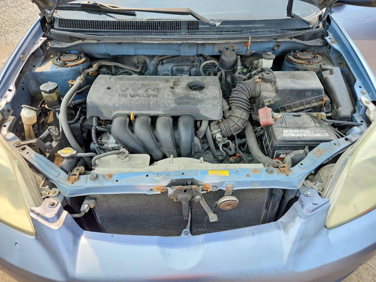2005 Toyota Matrix Base Синий vin: 2T1KR32E85C873761