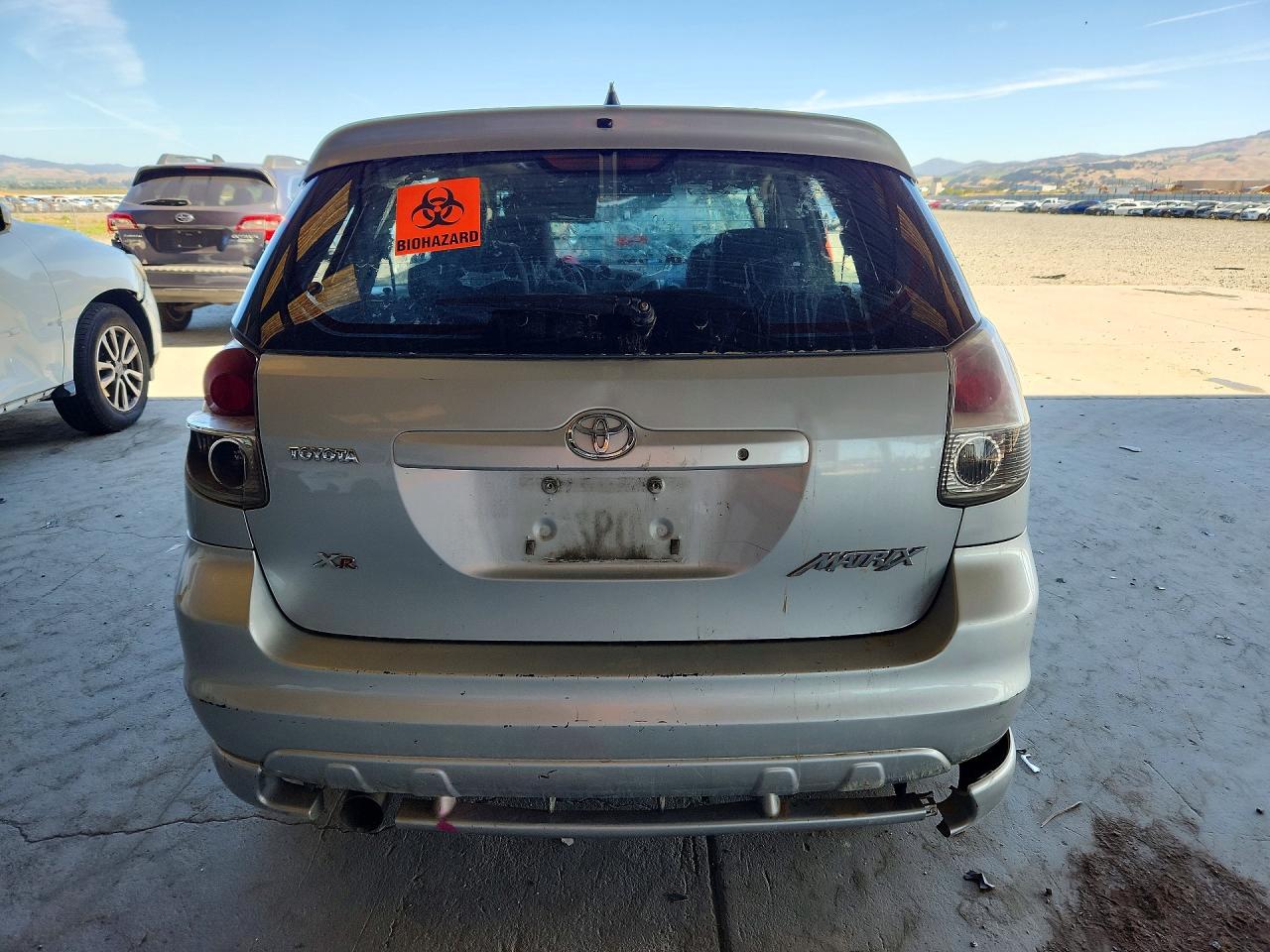 2006 Toyota Corolla Matrix Xr Silver vin: 2T1KR32E86C615063