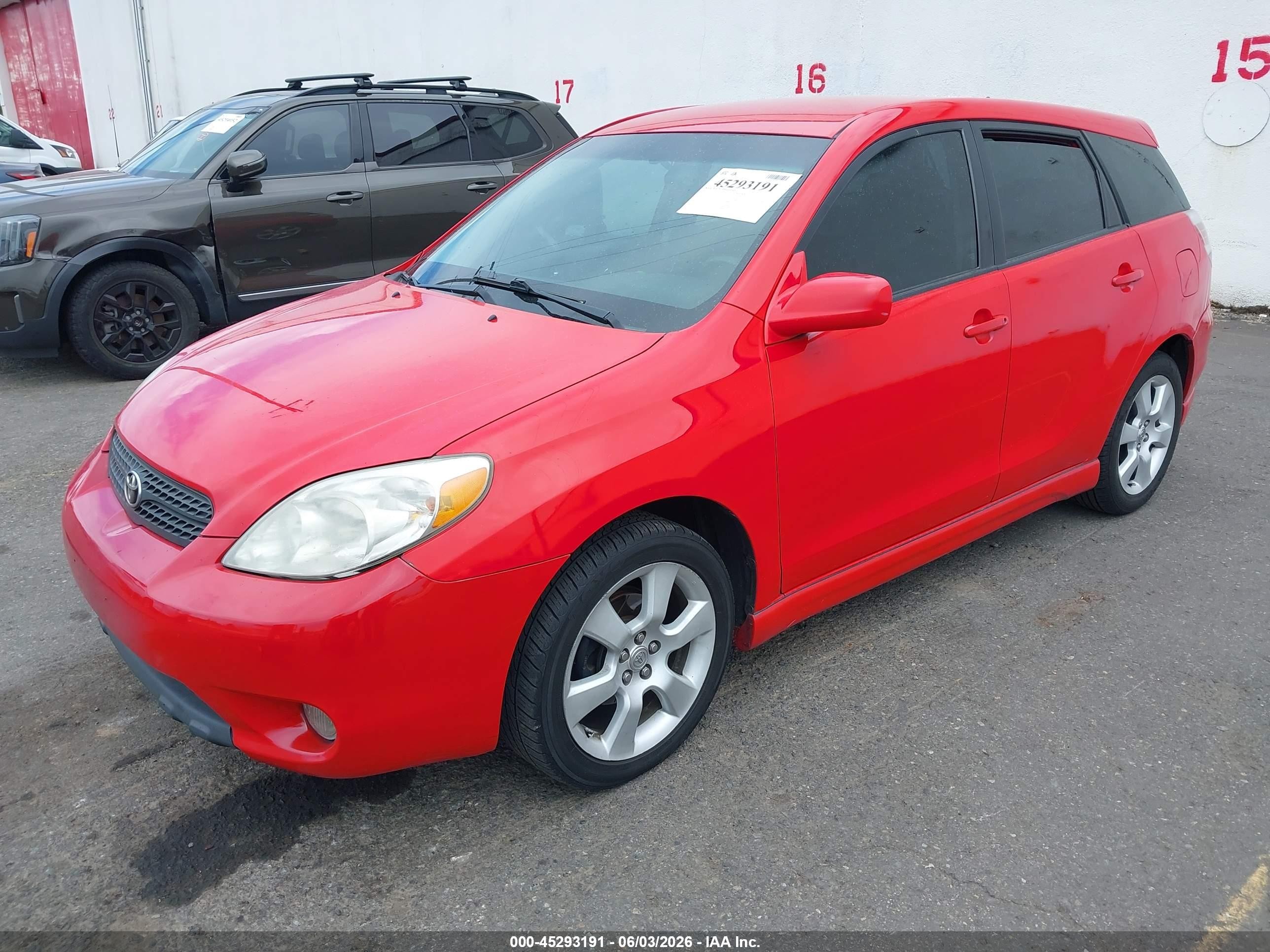 2007 Toyota Matrix Xr Красный vin: 2T1KR32E87C632687
