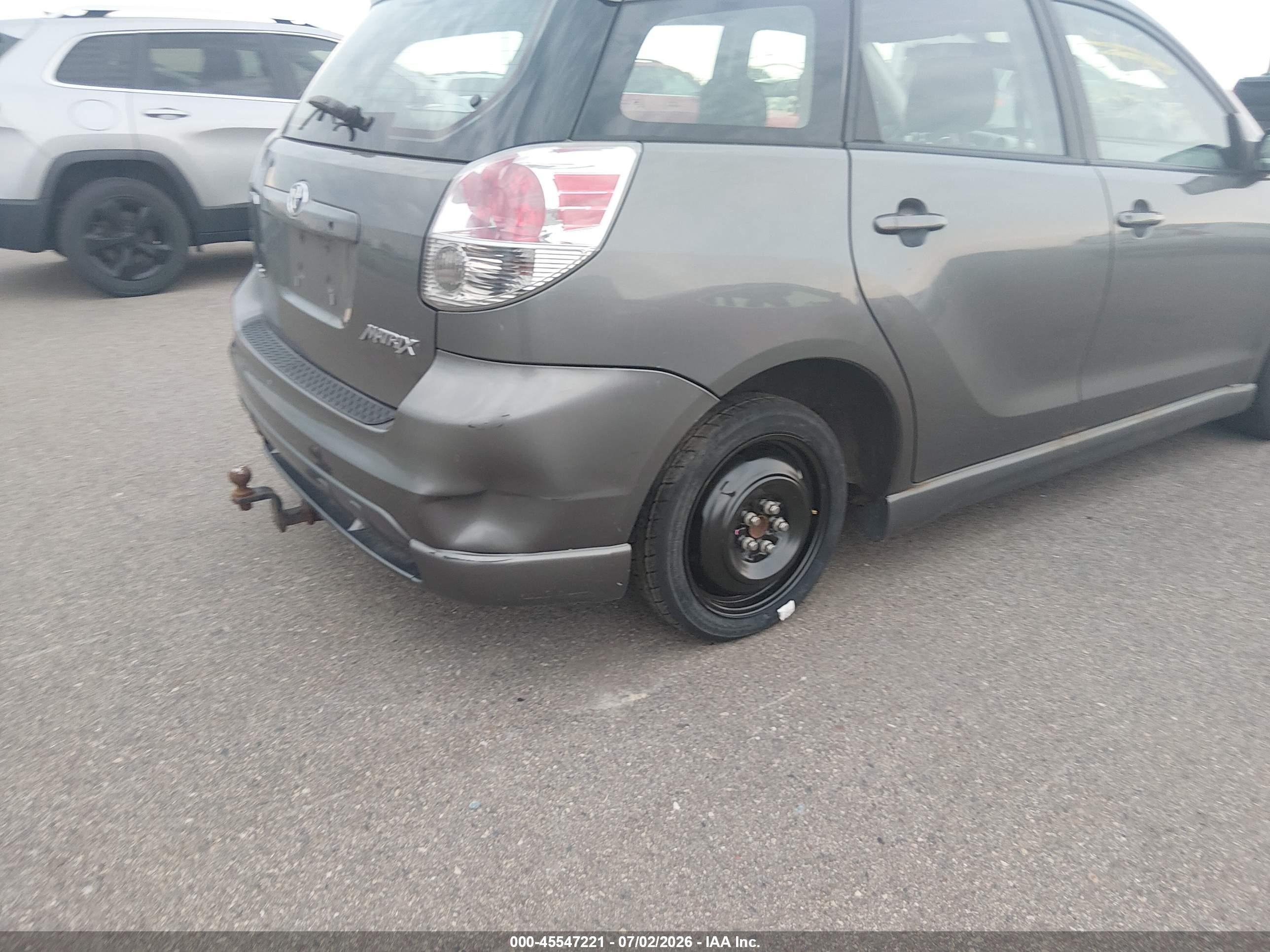 2007 Toyota Matrix Xr Gray vin: 2T1KR32E87C647870